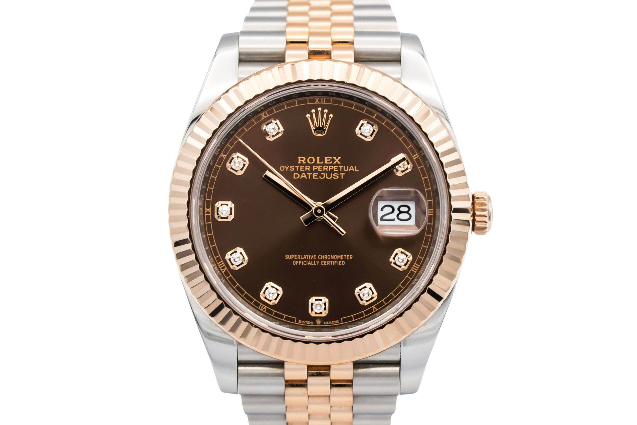 Rolex DateJust 41mm Steel & 18ct Rose Gold Jubilee 126331 2022