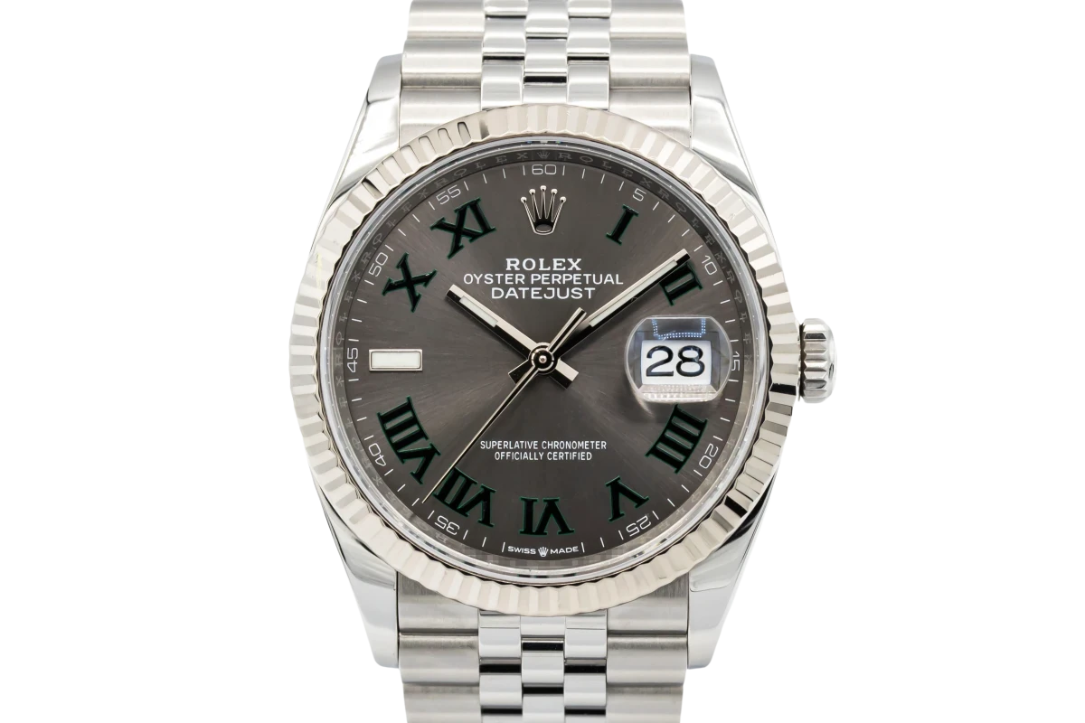 Rolex DateJust 36mm "Wimbledon" Stainless Steel Jubilee 126234 2022