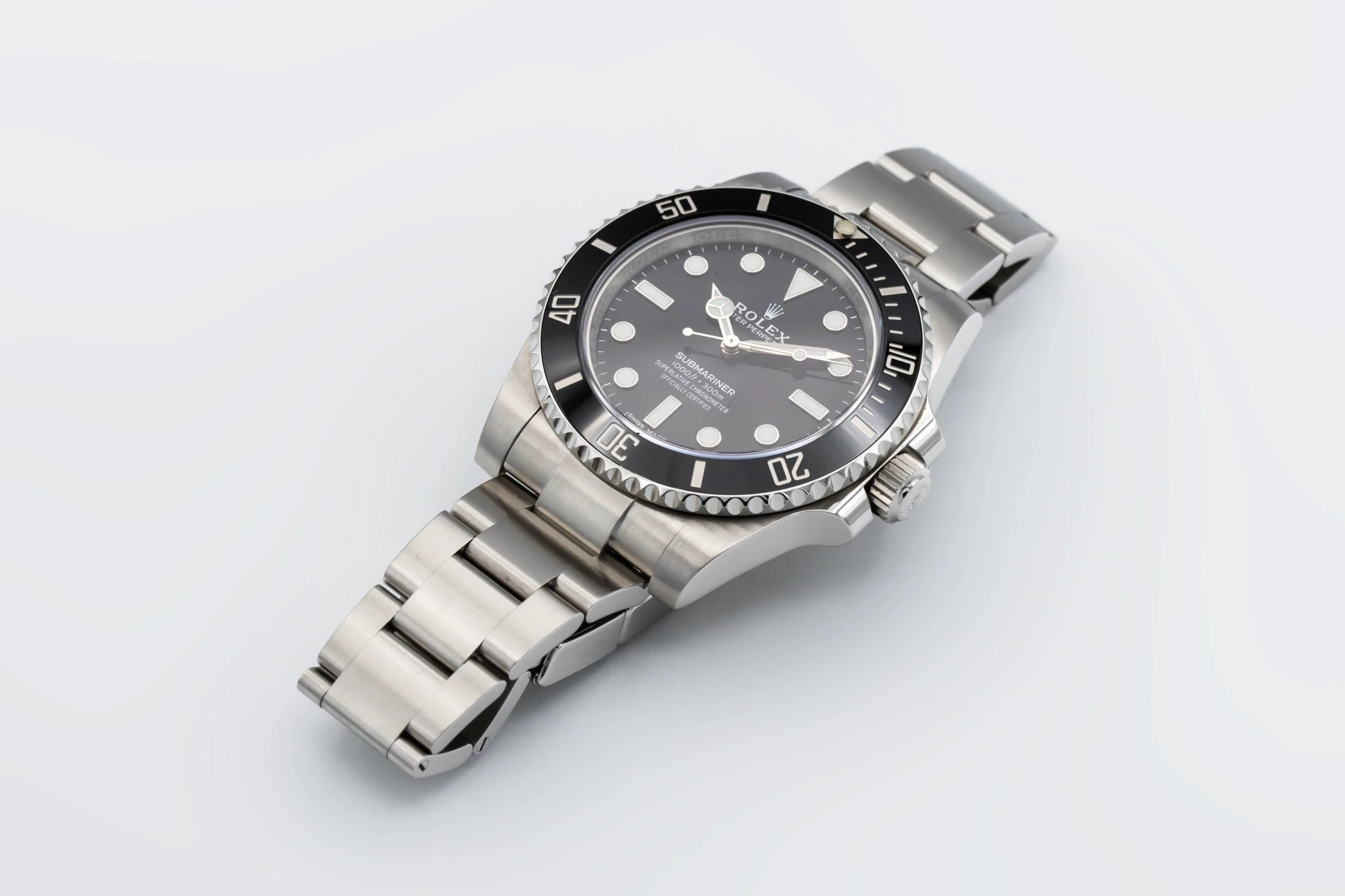 Rolex Submariner No Date 40mm Stainless Steel Oyster 114060 2018