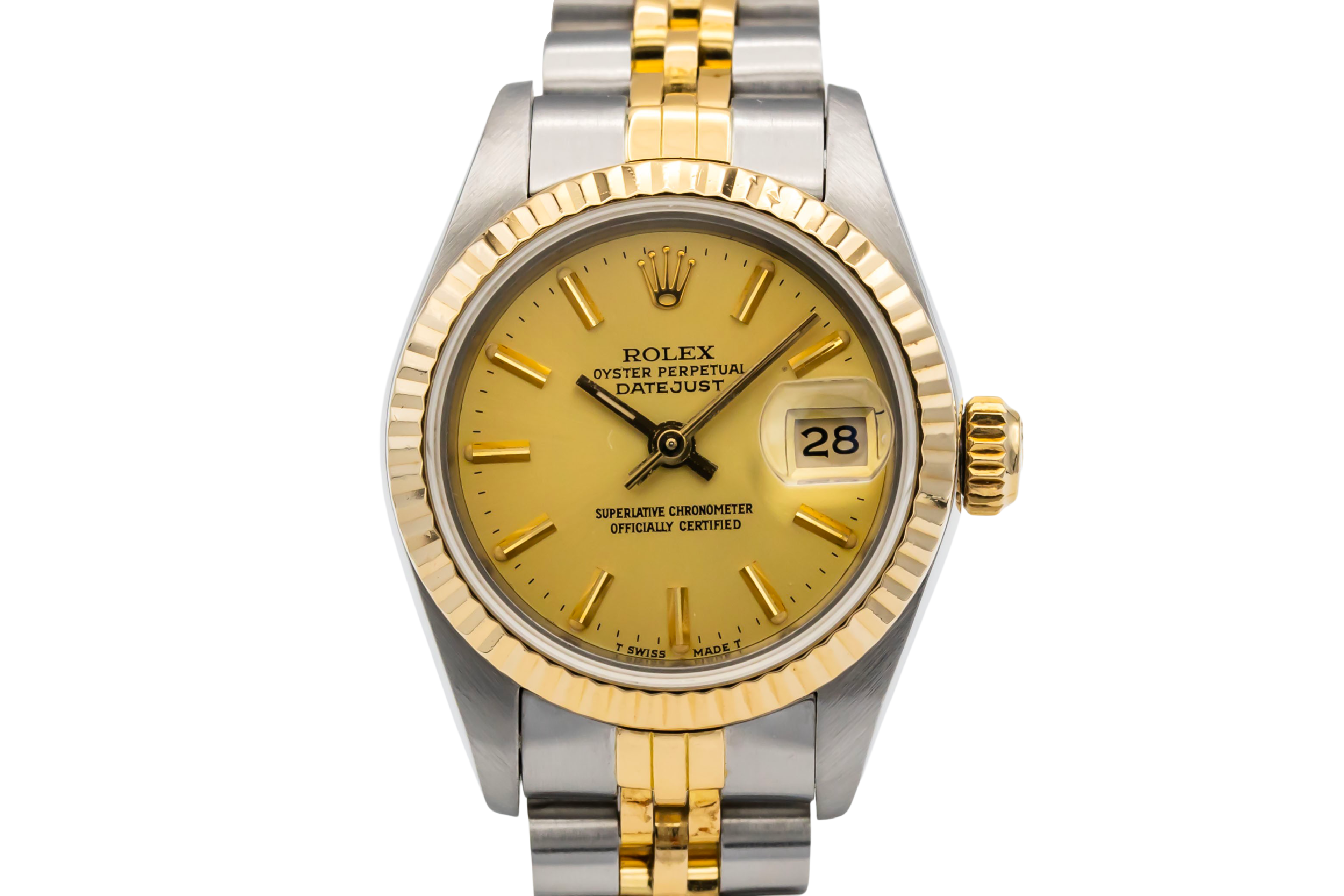 Rolex Lady DateJust 26mm Steel & 18ct Yellow Gold Jubilee 69173 1986
