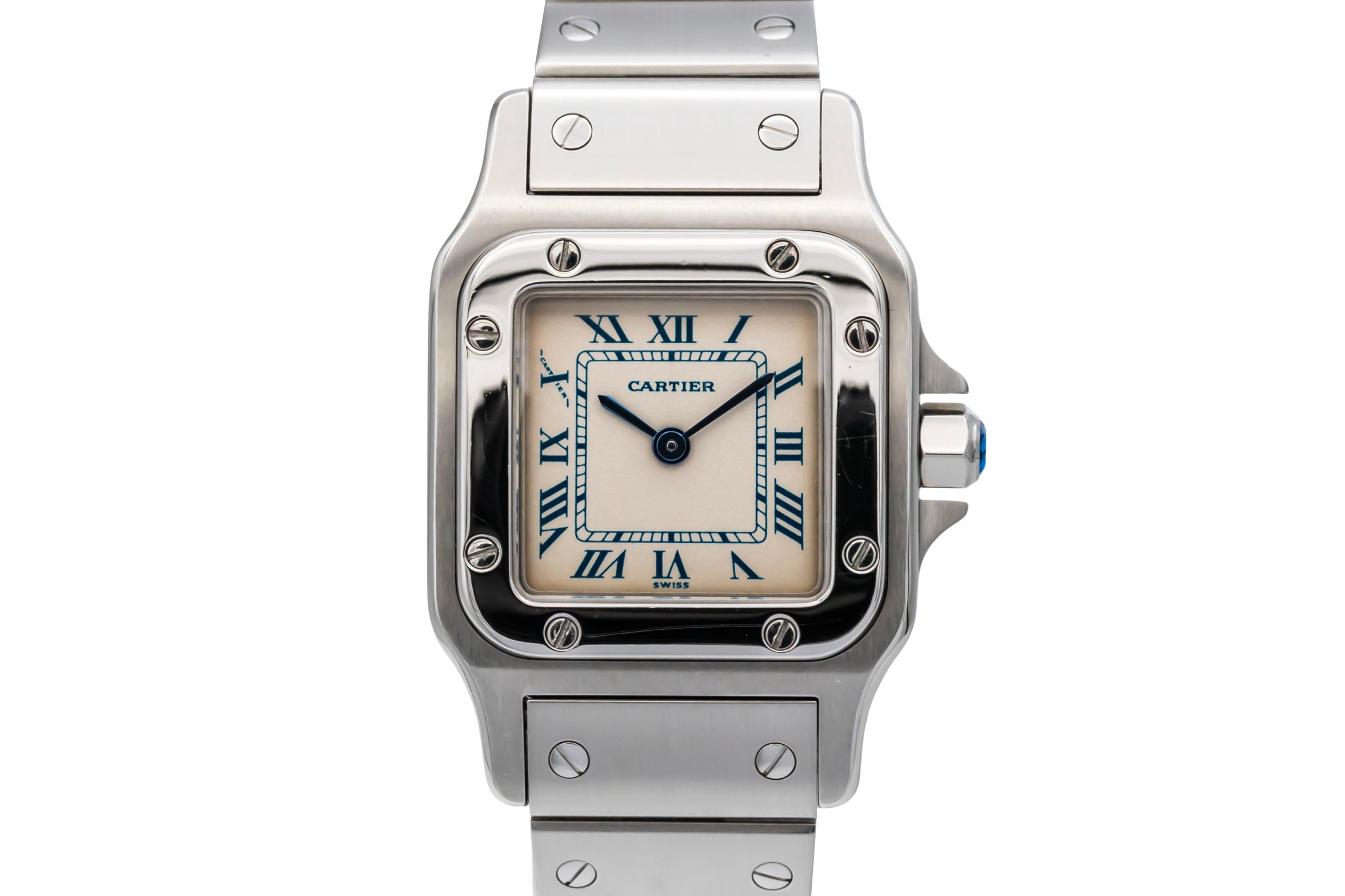 Cartier Santos Galbee 24mm Stainless Steel Quartz W20056D6/1565 2001