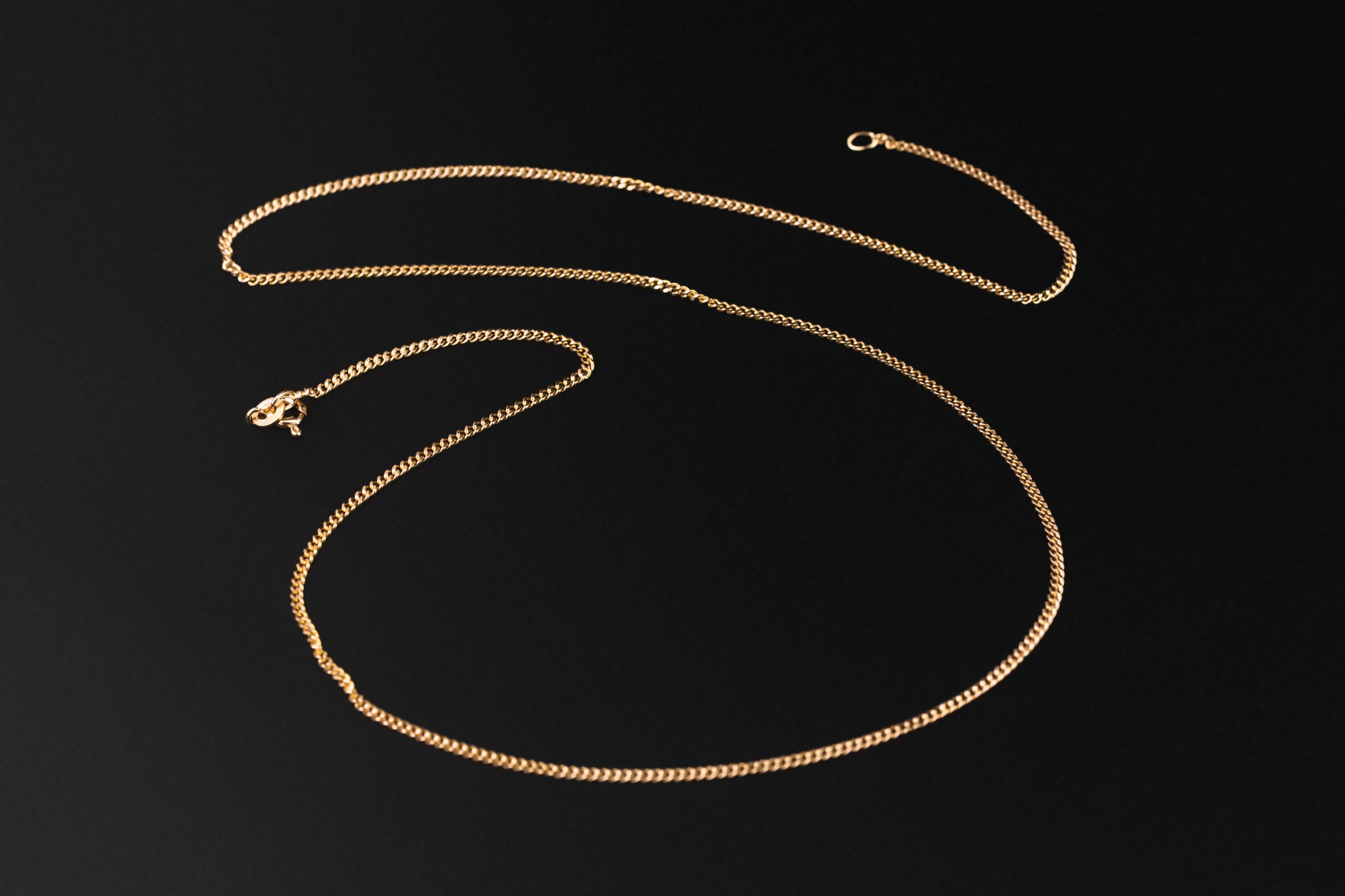 9ct Yellow Gold Curb Chain 22" 4.8g