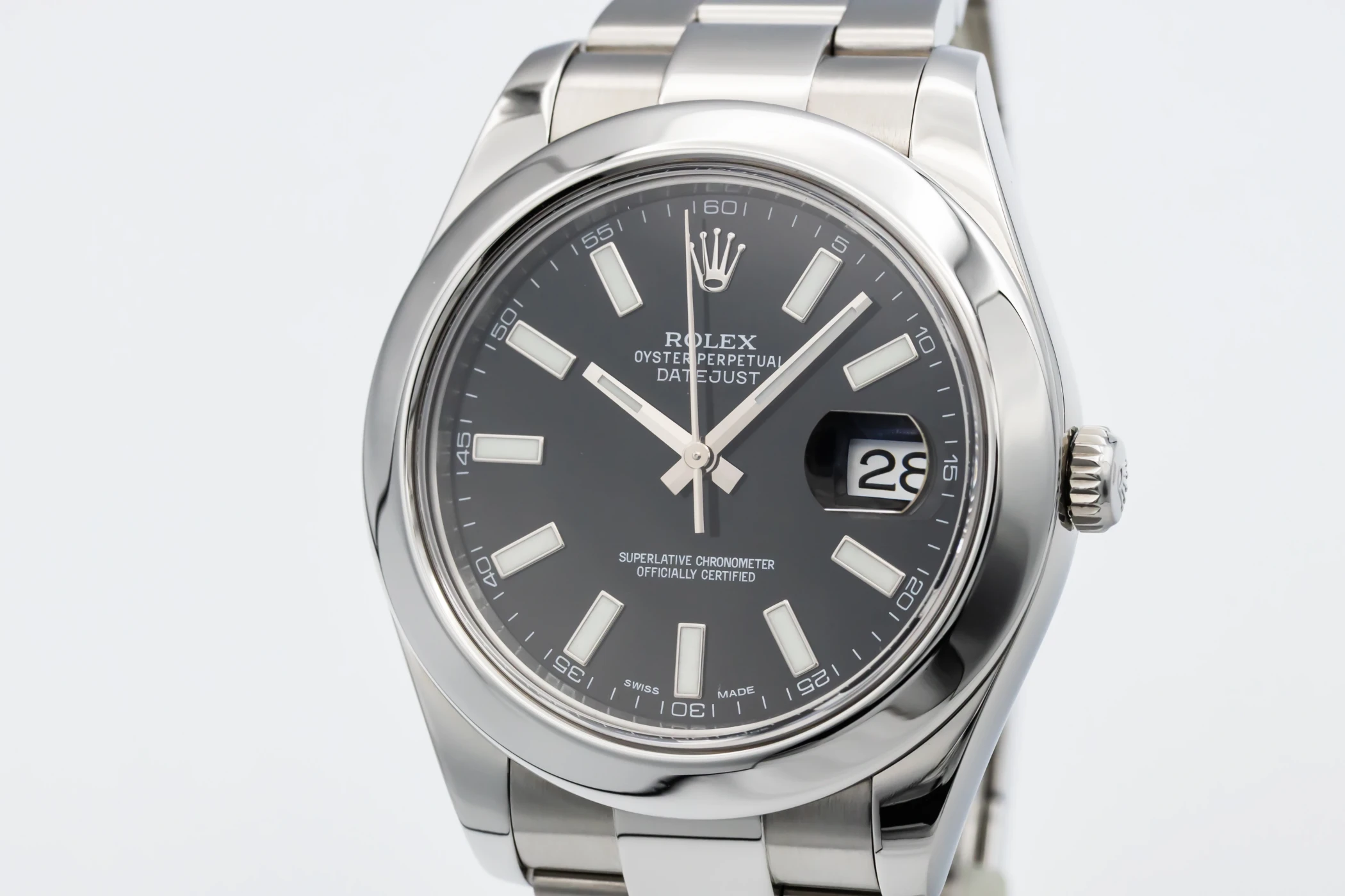 Rolex DateJust II 41mm Stainless Steel Oyster 116300 2014