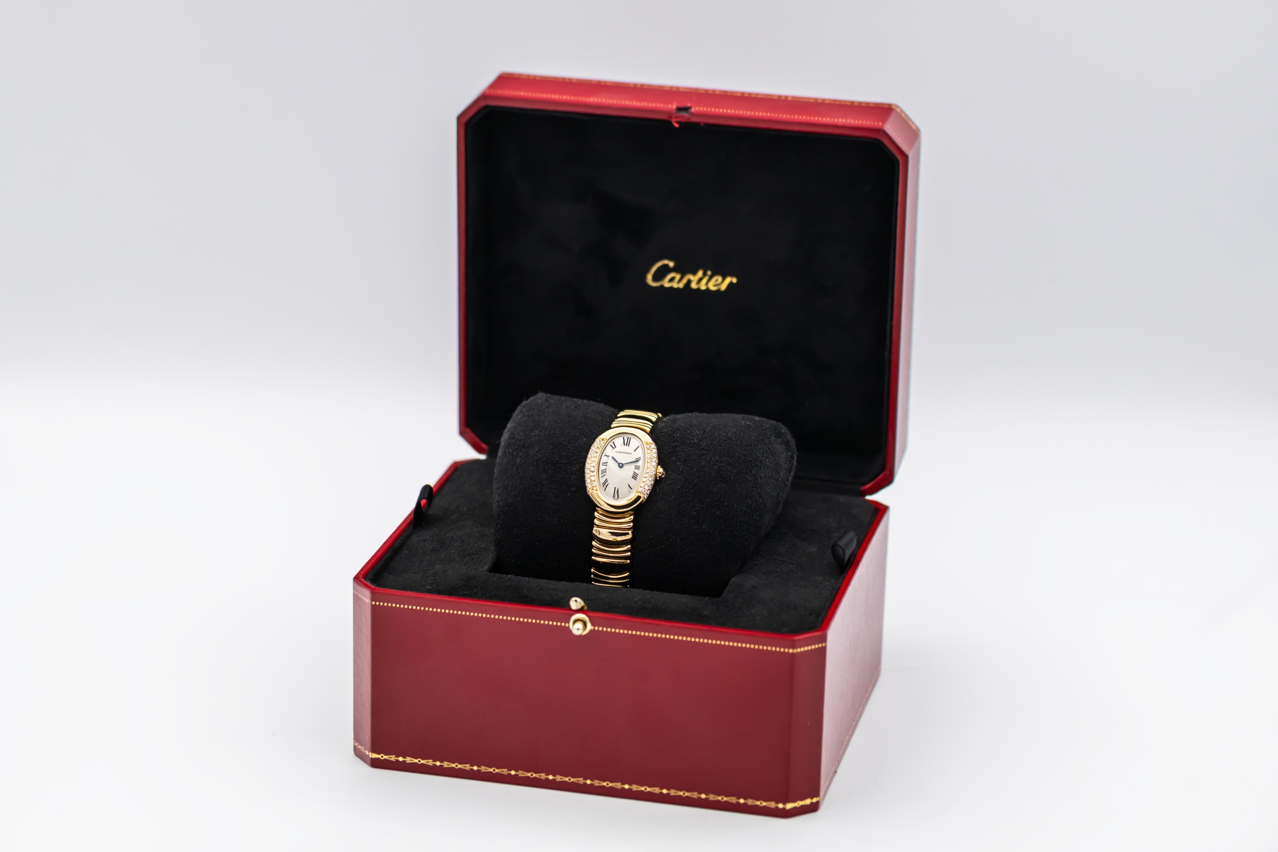Cartier Baignoire Joaillerie Watch 32x22mm 18ct Yellow Gold