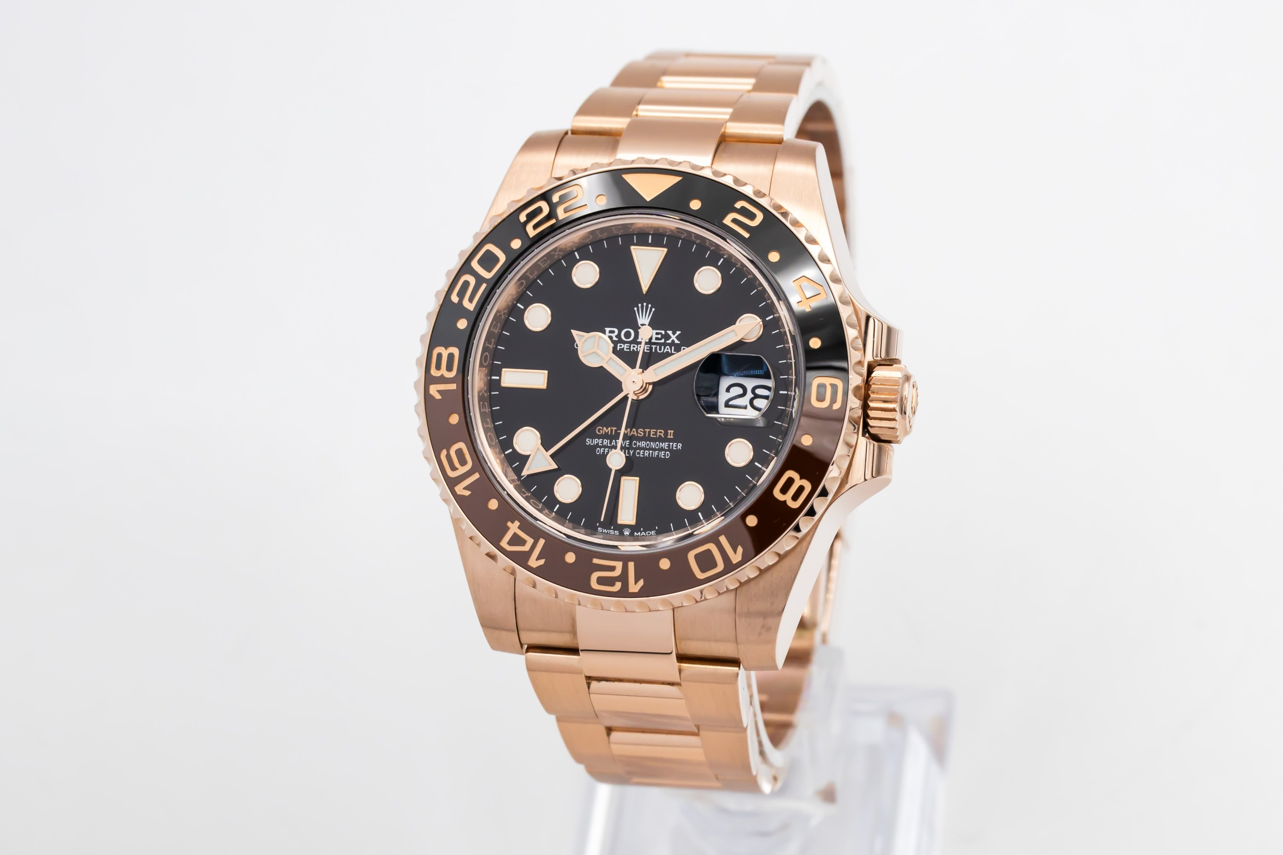 Rolex GMT-Master II 40mm 'Rootbeer' 18ct Rose Gold Oyster 126715CHNR 2022