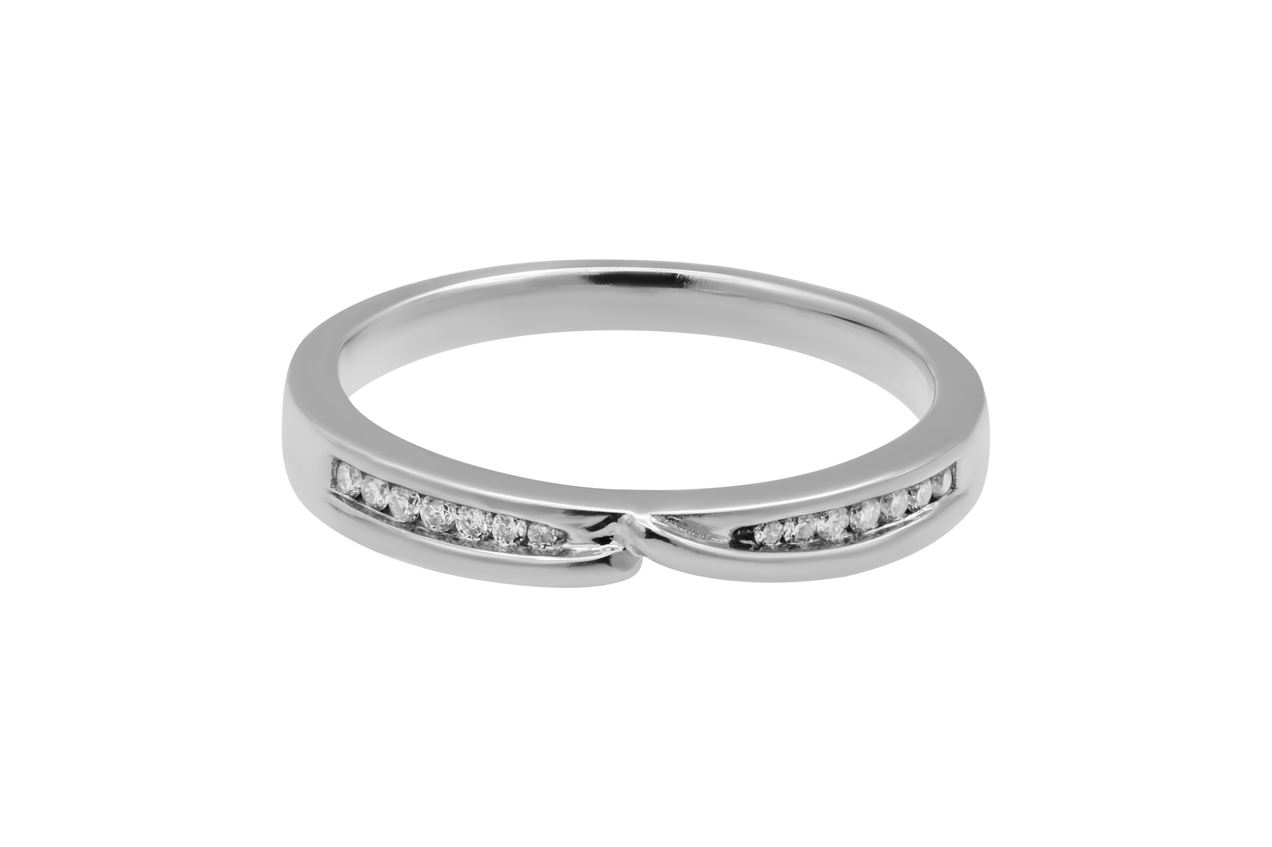 Platinum Channel Set Diamond Eternity Wedding Band 0.14ct 4.5g