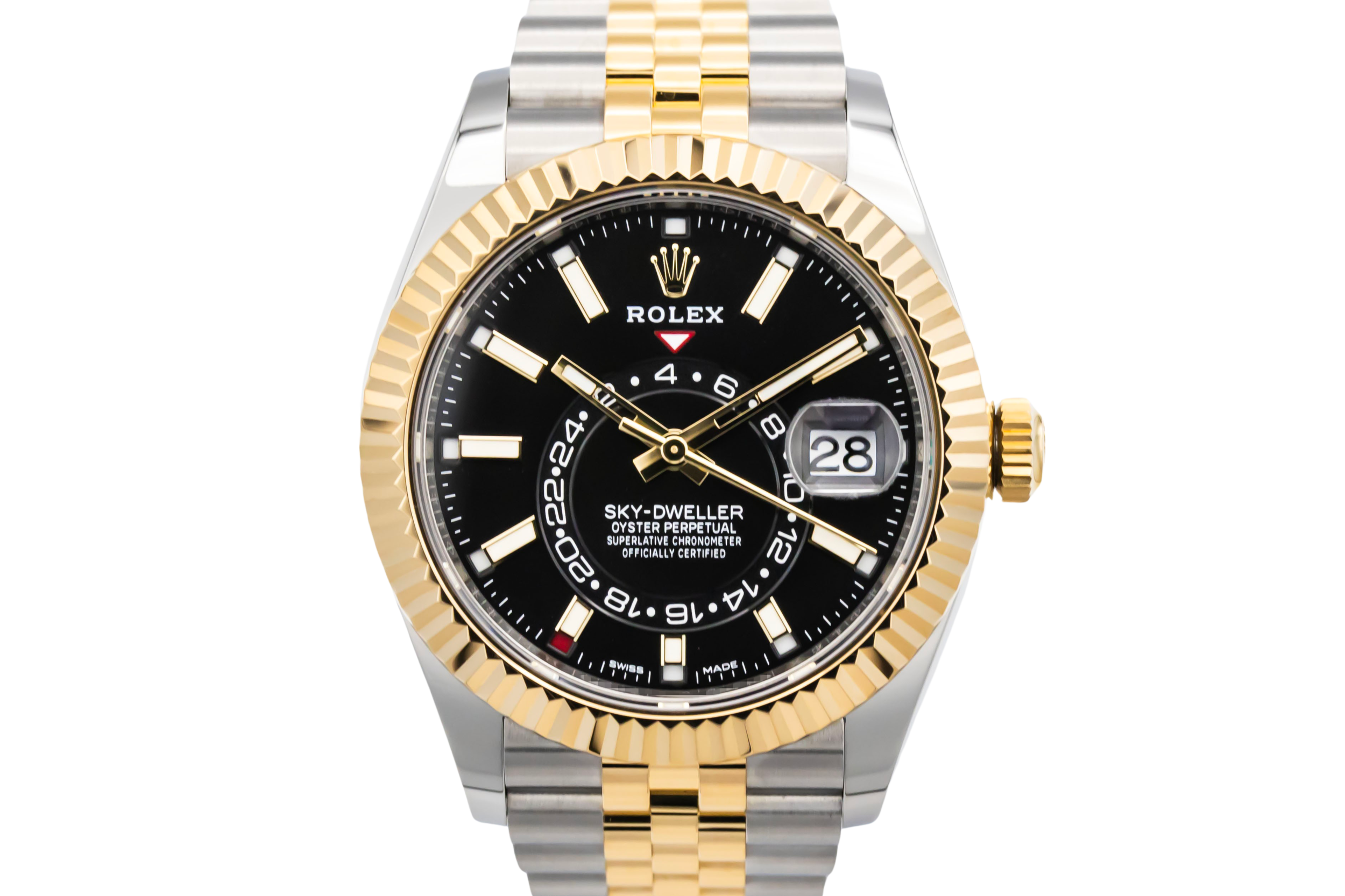 Rolex Sky-Dweller 42mm Steel & 18ct Yellow Gold Jubilee 326933 2023