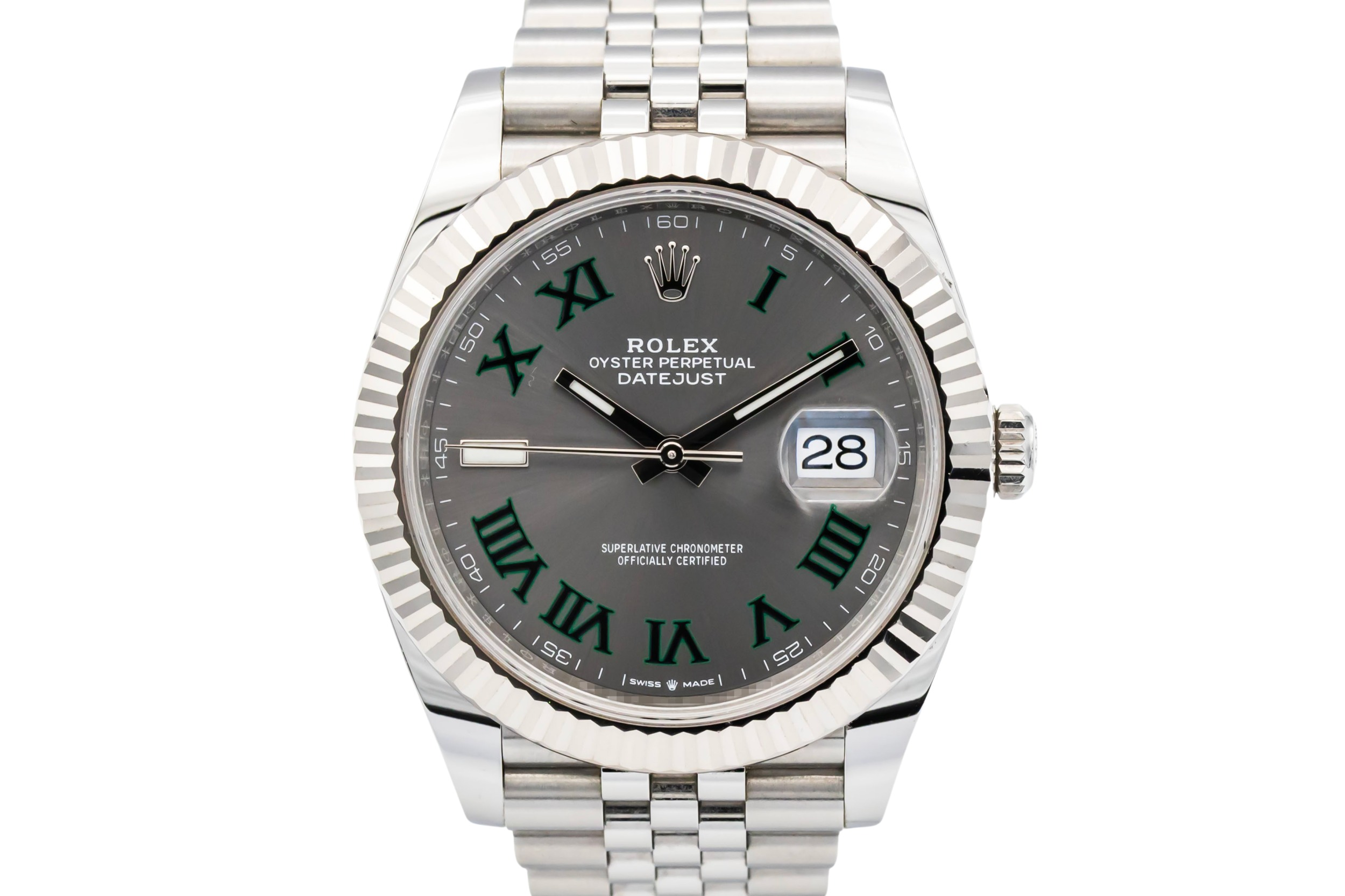 Rolex DateJust 41mm 'Wimbledon' Stainless Steel Jubilee 126334 2023