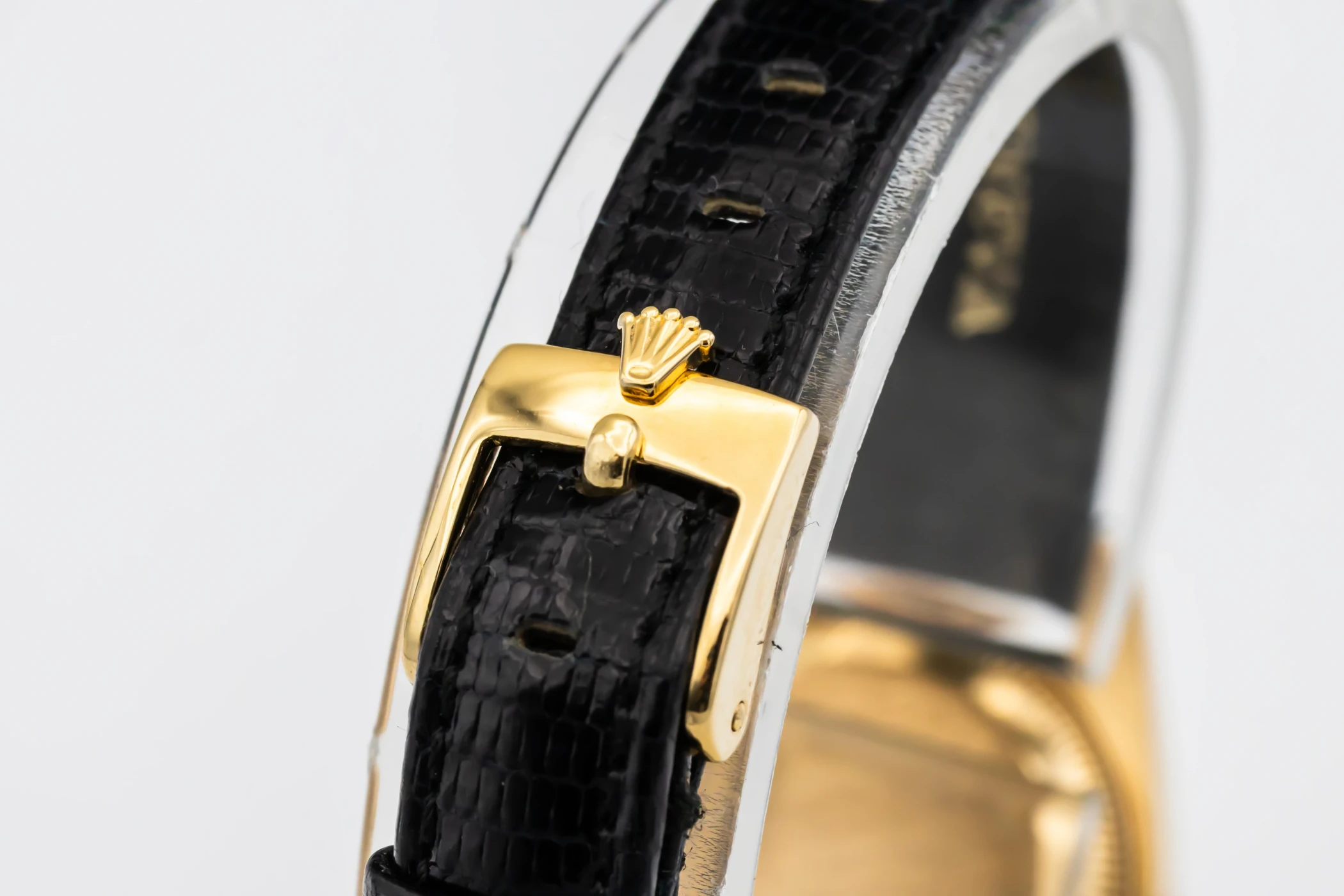 Rolex Lady DateJust 26mm Black Leather 69278 1988