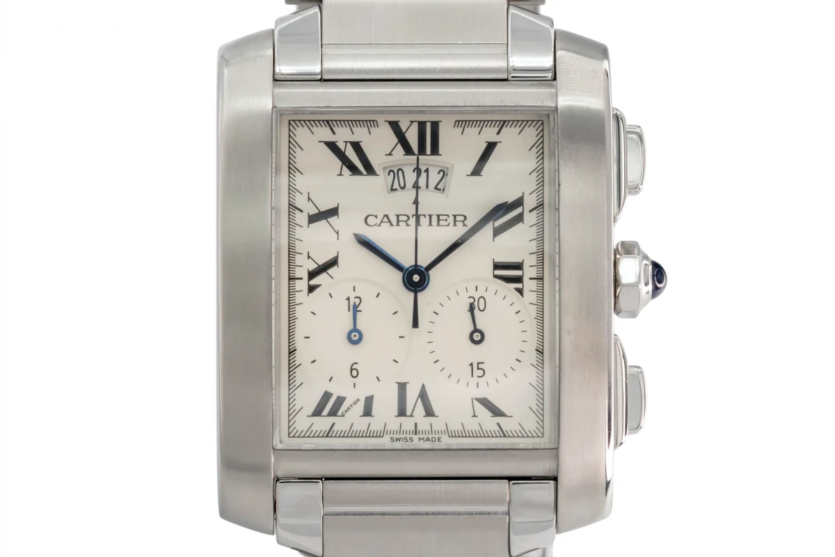 Cartier Tank Francaise Chronograph Stainless Steel 2653 Out of stock