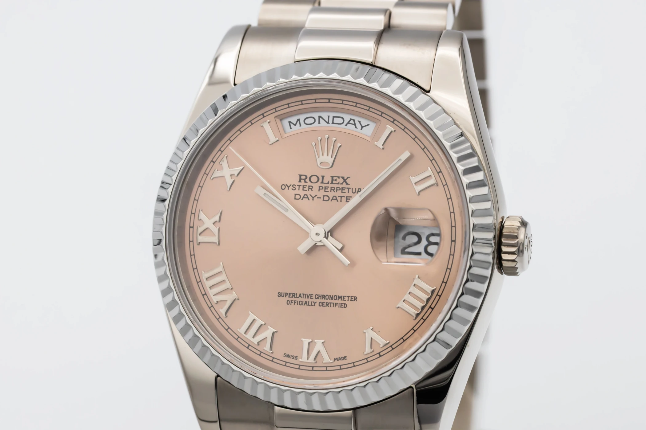 Rolex Day-Date 36mm 18ct White Gold Presidential 118239 2001