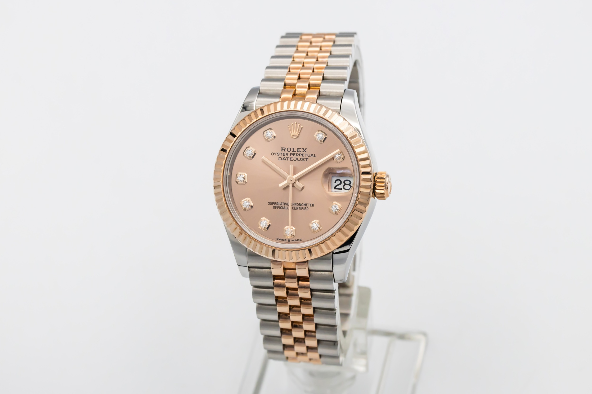 Rolex DateJust 31mm Steel & 18ct Rose Jubilee 278271 2019