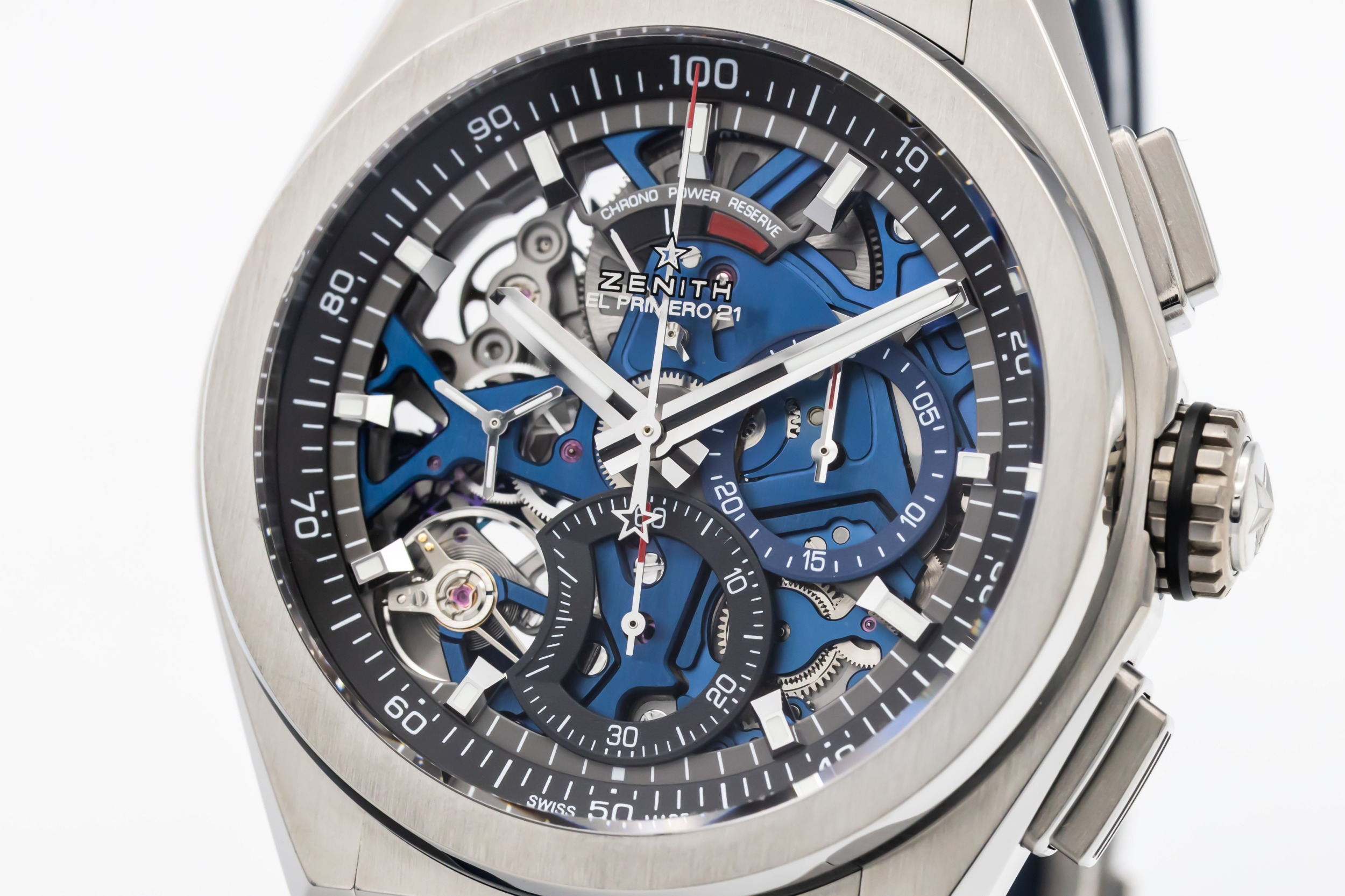 Zenith Defy El Primero 44mm Blue Rubber 95.9002.9004/78.R590 2019