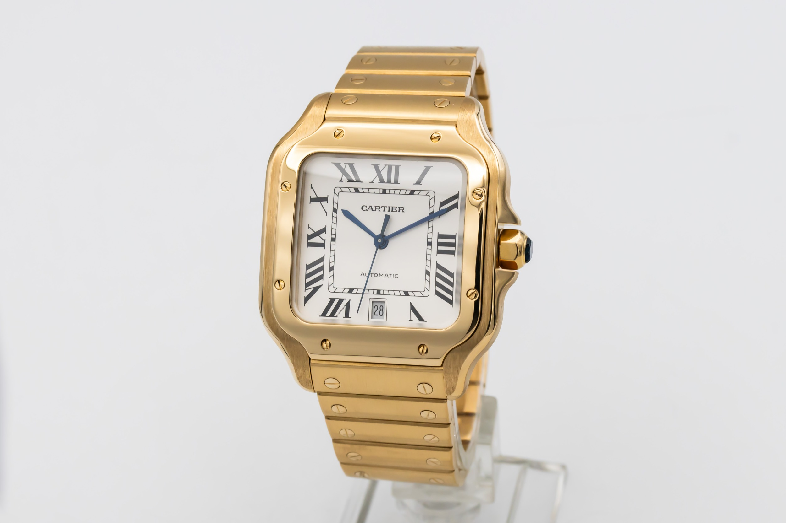 Cartier Santos De Cartier 39.8mm Automatic 18ct Yellow Gold WGSA0029 2018