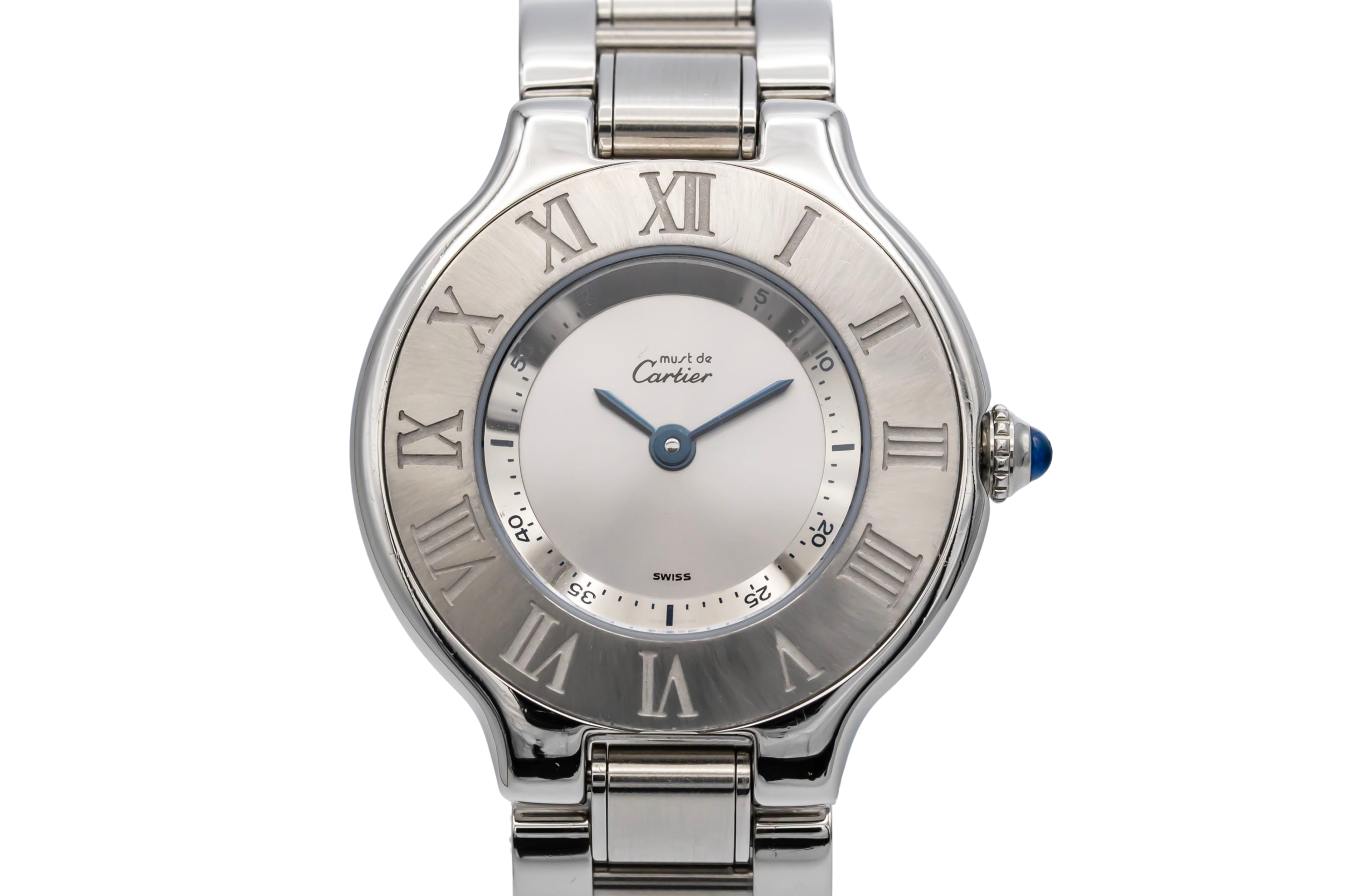 Cartier 21 Must De Cartier 28mm Stainless Steel 1340 Circa 1995