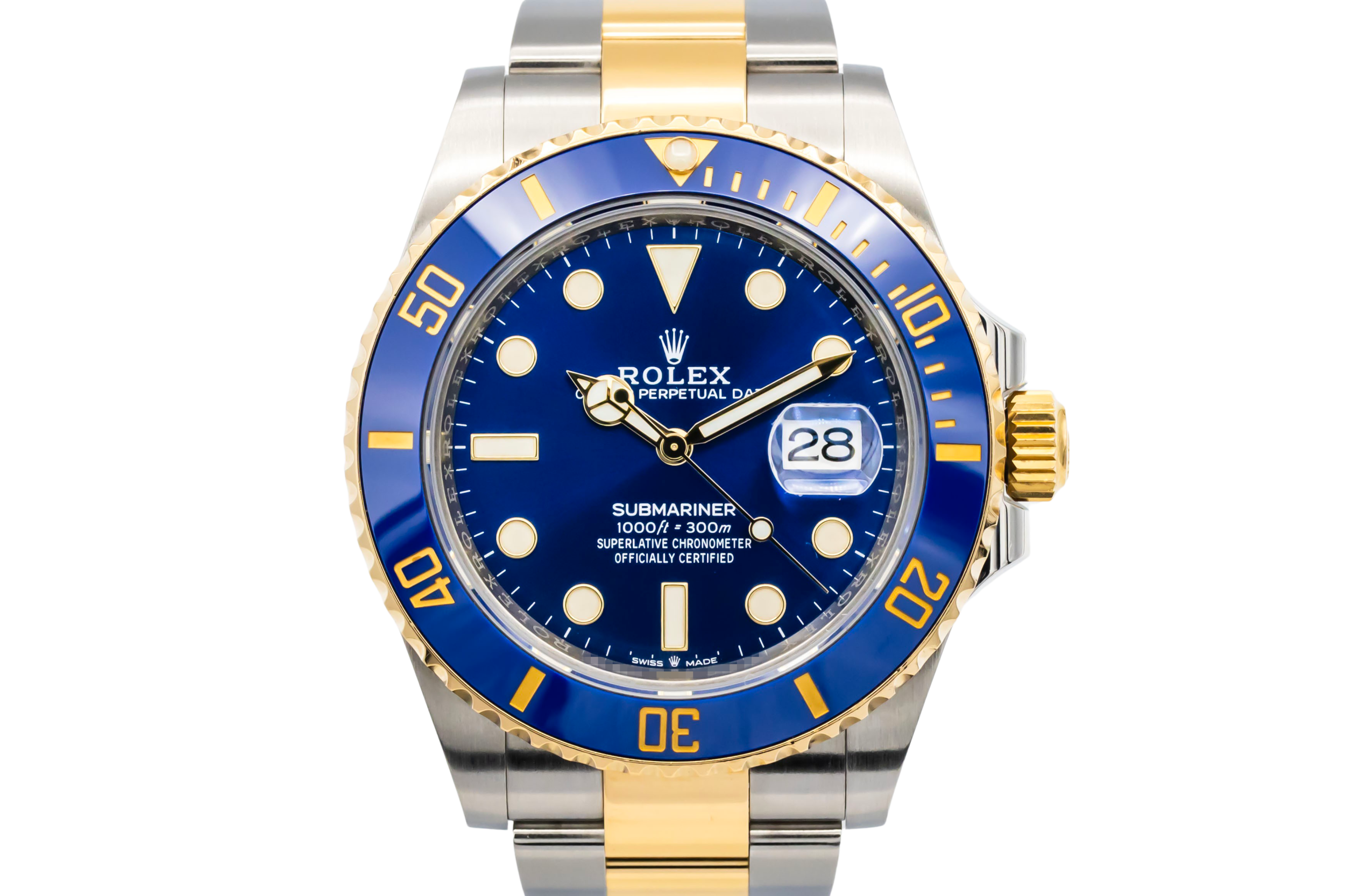 Rolex Submariner 41mm Steel 18ct Yellow Gold Oyster 126613LB 2021