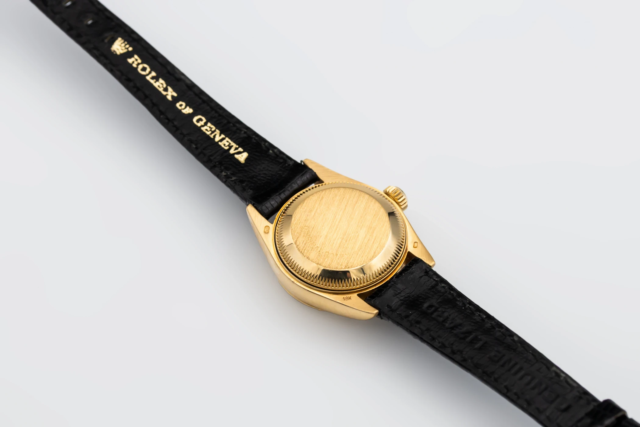 Rolex Lady DateJust 26mm Black Leather 69278 1988