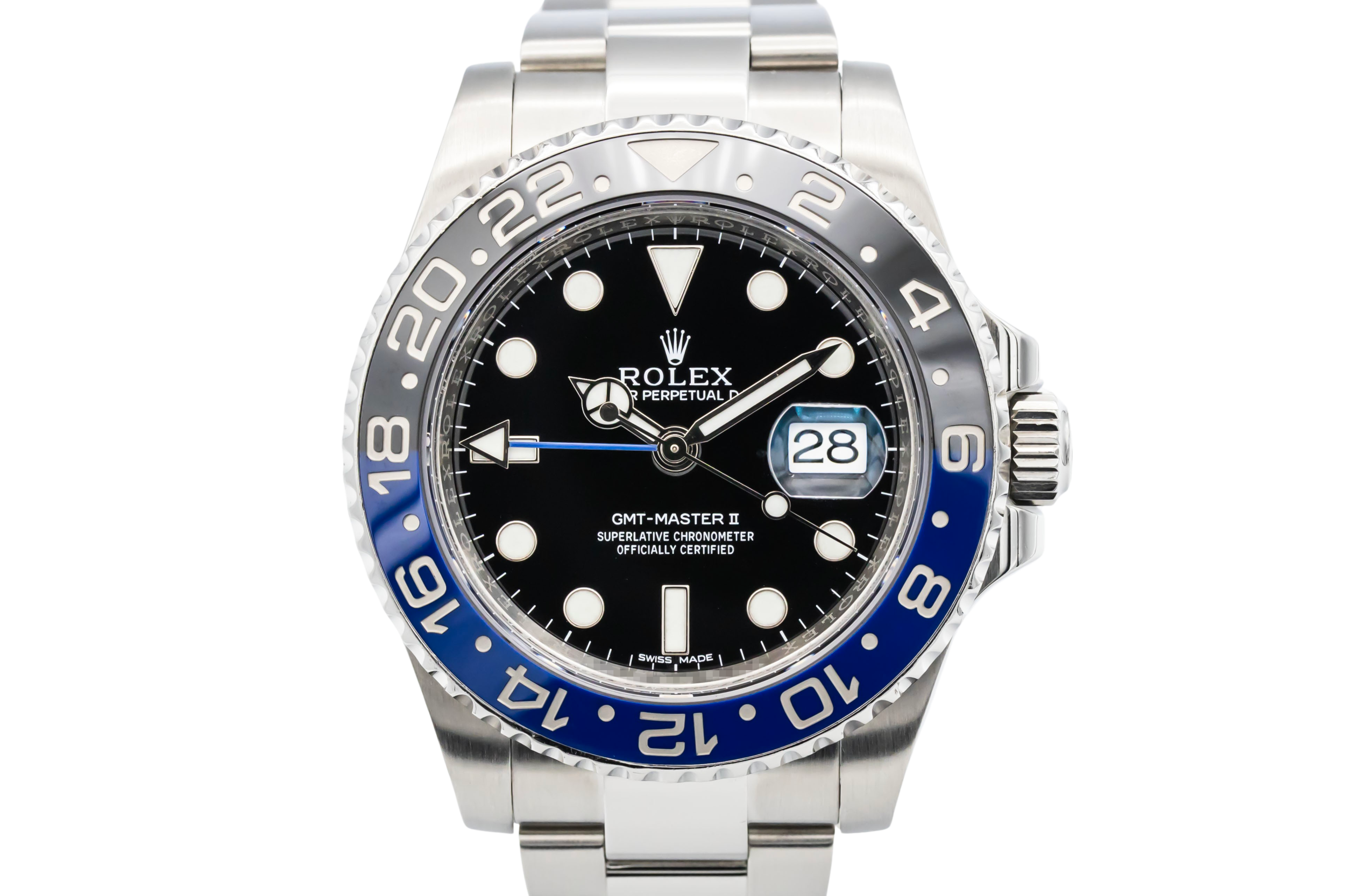 Rolex GMT-Master II 40mm 'Batman' Stainless Steel Oyster 116710BLNR 2015