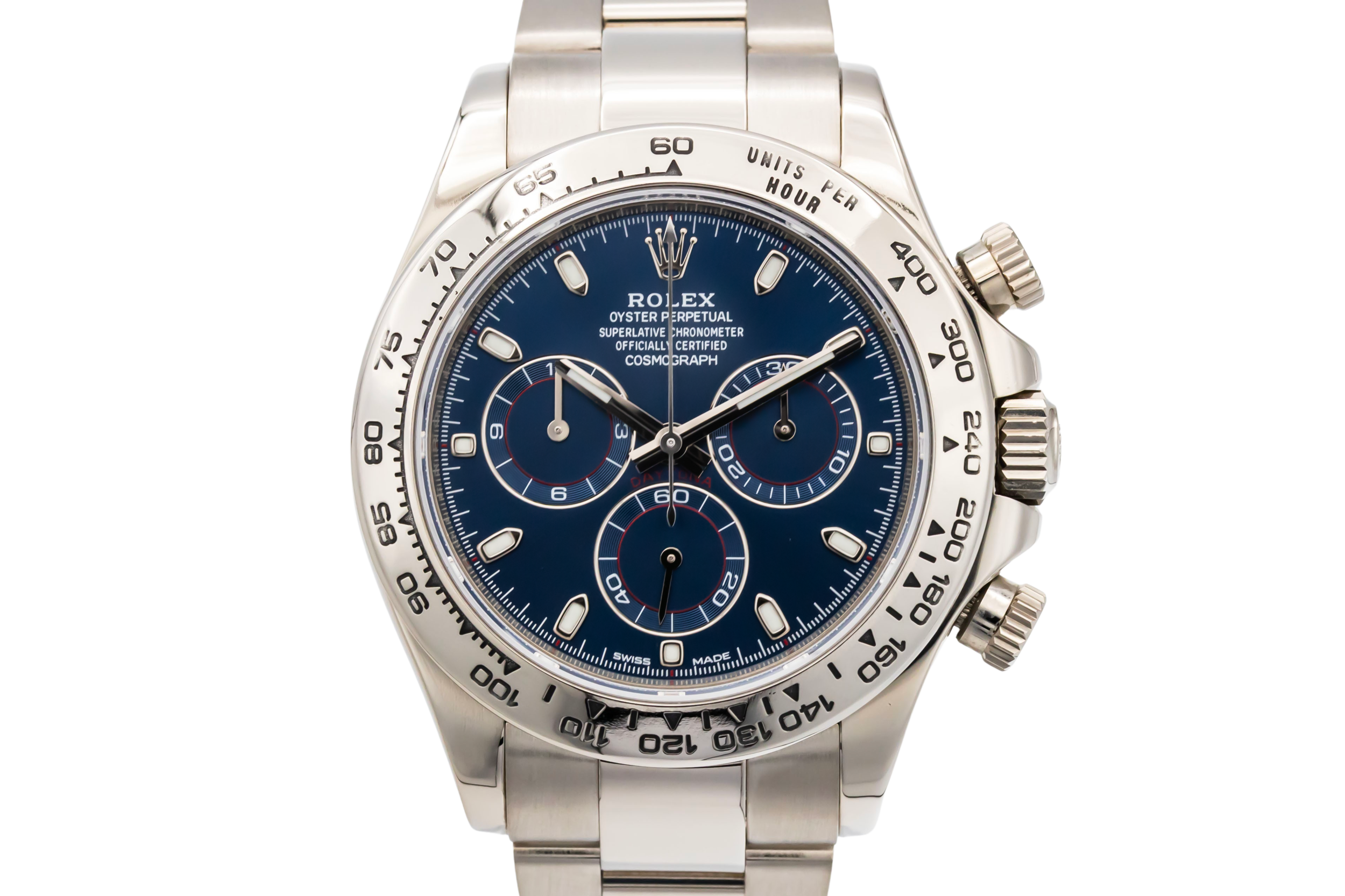 Rolex Cosmograph Daytona 40mm 18ct White Gold Oyster 116509 2017