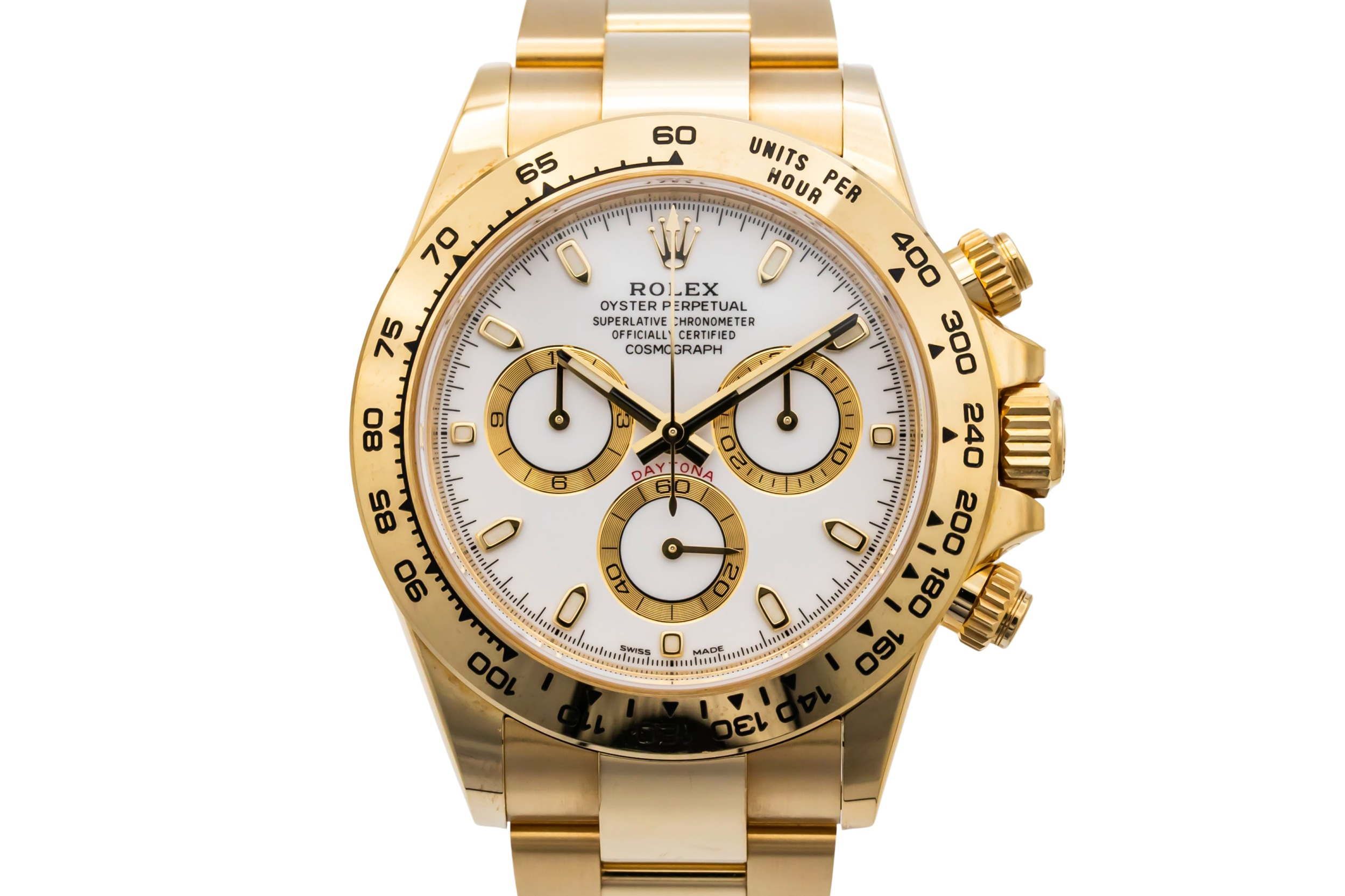 Rolex Cosmograph Daytona 40mm 18ct Yellow Gold Oyster 116508 2022