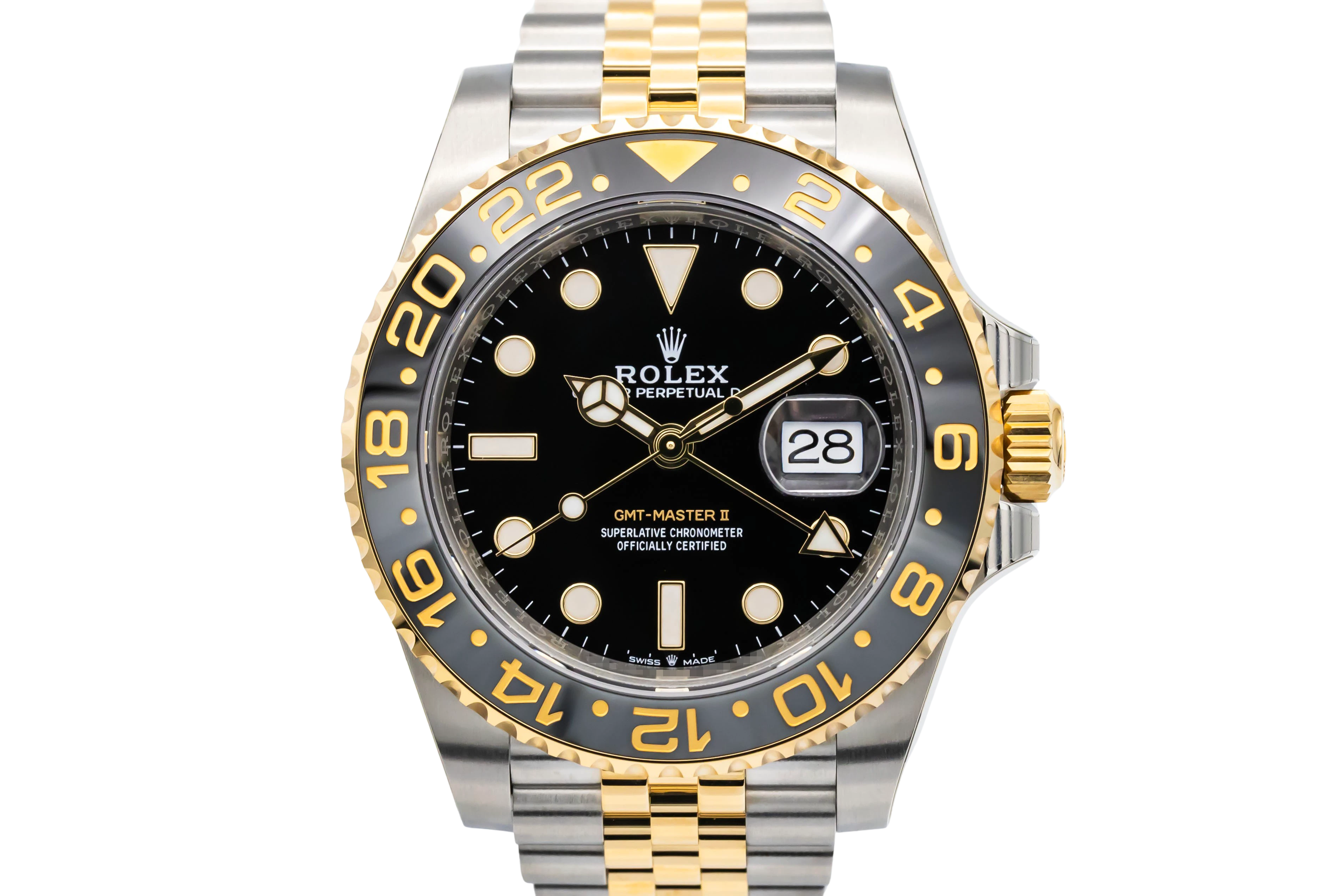 Rolex GMT-Master II 40mm Steel & 18ct Yellow Gold Jubilee 126713GRNR 2025 UNWORN