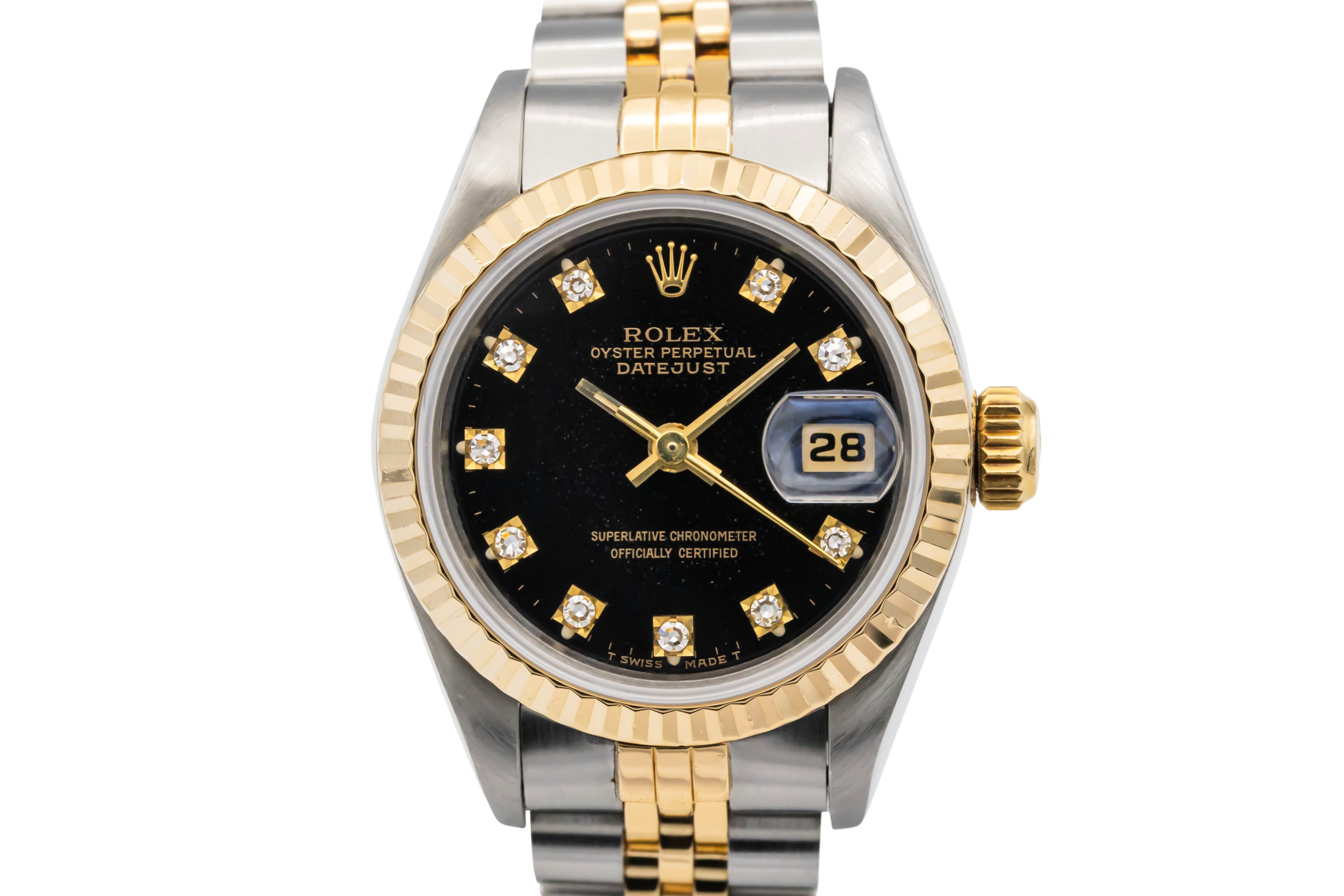 Rolex Lady DateJust 26mm Steel & 18ct Yellow Gold Jubilee 69173 1991