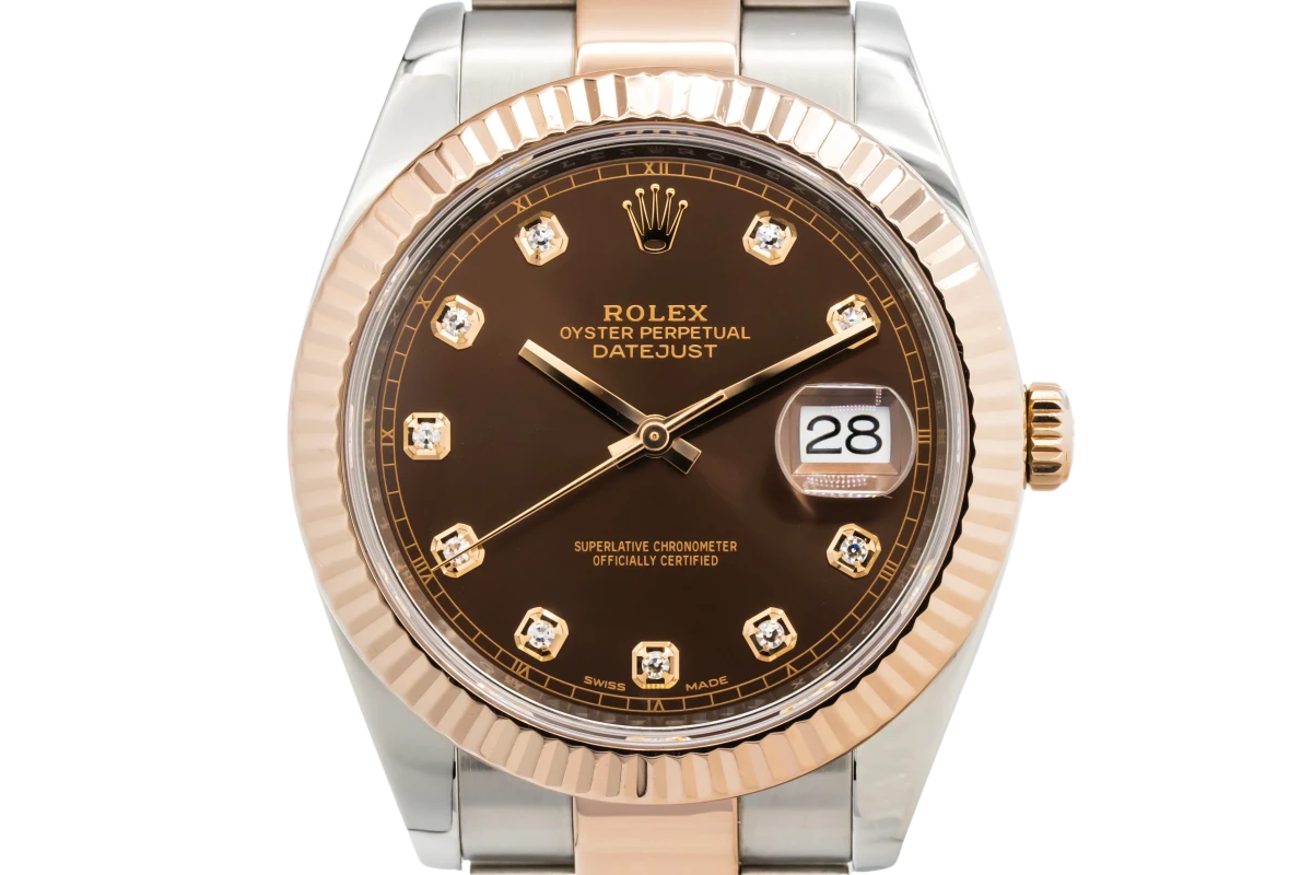 Rolex DateJust 41mm Steel & 18ct Rose Gold Oyster 126331 2018