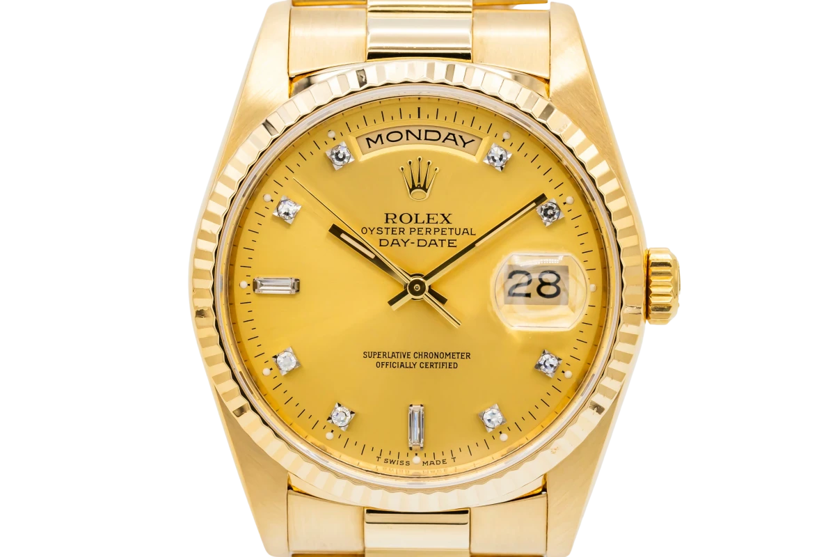 Rolex Day-Date 36mm 18ct Yellow Gold Presiential 18238 1993