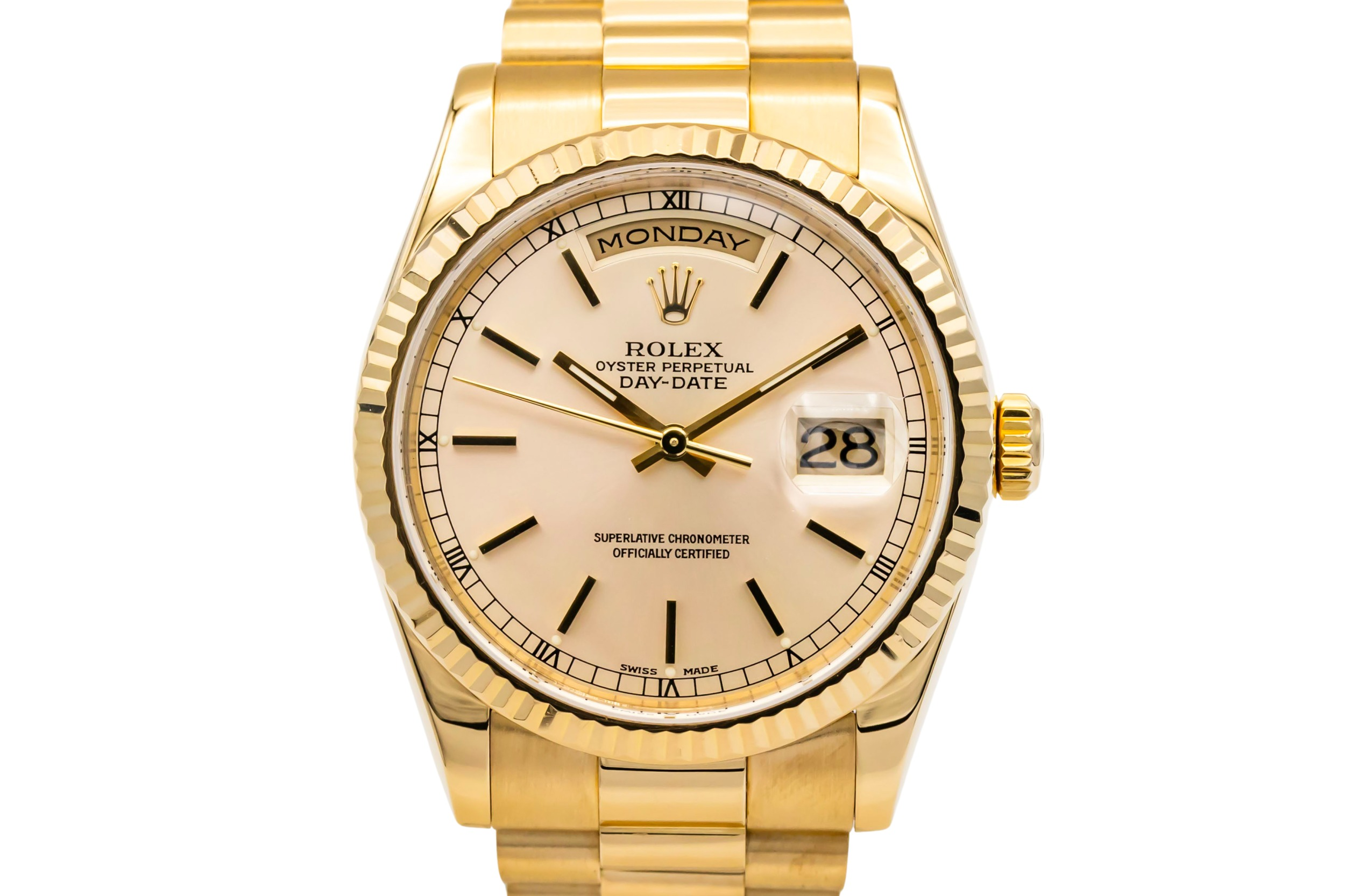 Rolex Day-Date 36mm 18ct Yellow Gold Presidential 118238 2003