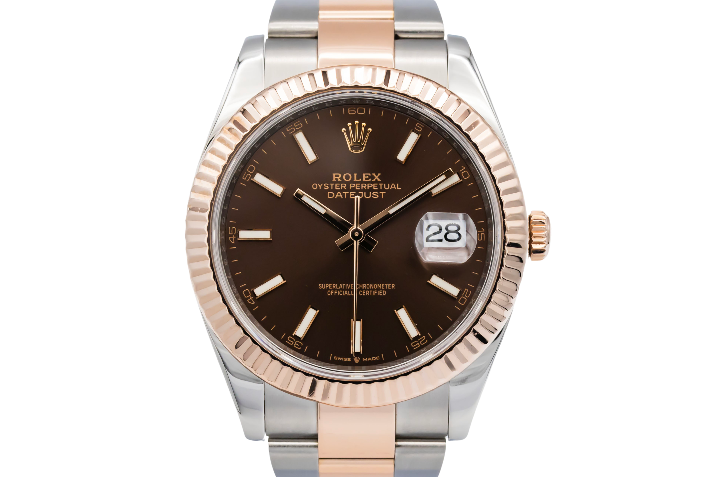 Rolex DateJust 41mm Steel & 18ct Rose Gold Oyster 126331 2021