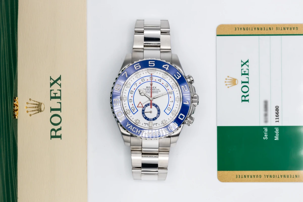 Rolex Yachtmaster II 44mm Stainless Steel Oyster 116680 2019 - Out
