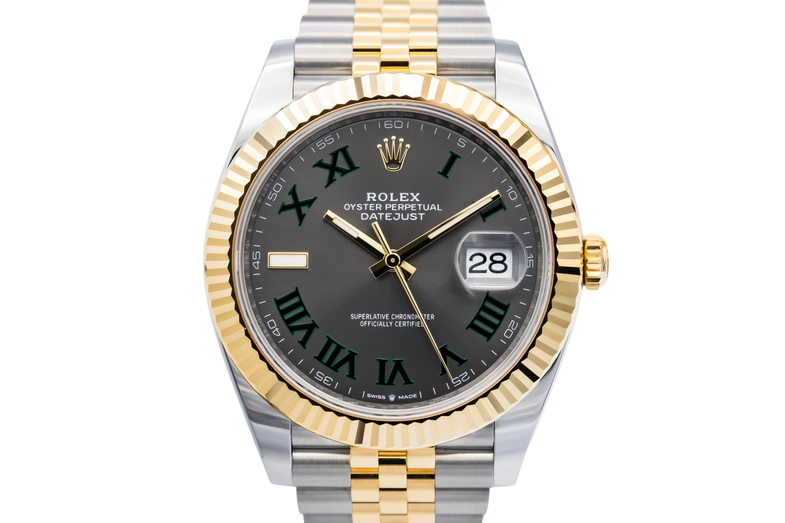Rolex DateJust 41mm 'Wimbledon' Steel & 18ct Yellow Gold Jubilee 126333 2026