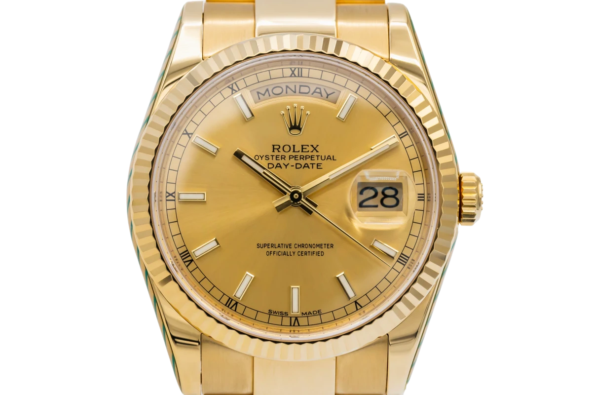 Rolex day date best sale 40 18k yellow gold