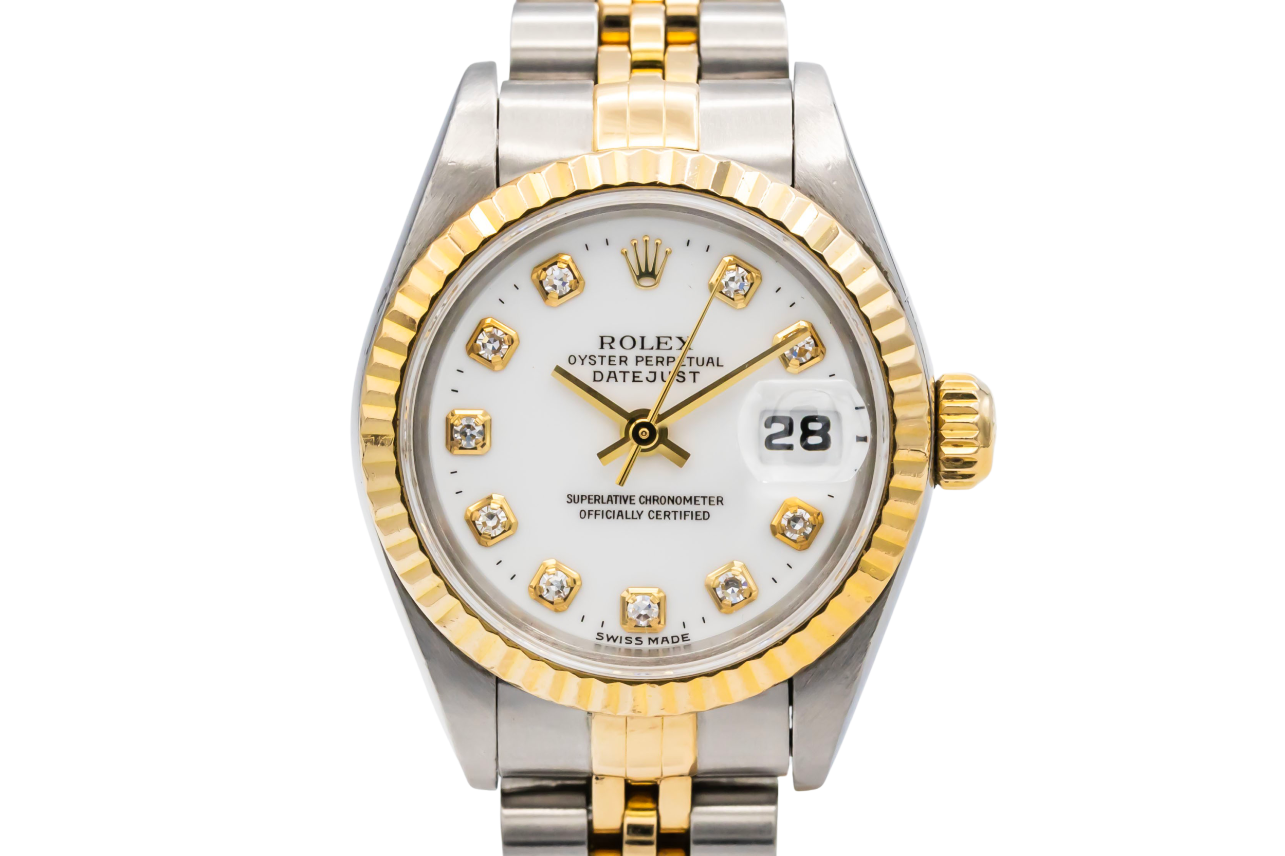 Rolex Lady DateJust 26mm Steel & 18ct Yellow Gold Jubilee 69173 1996