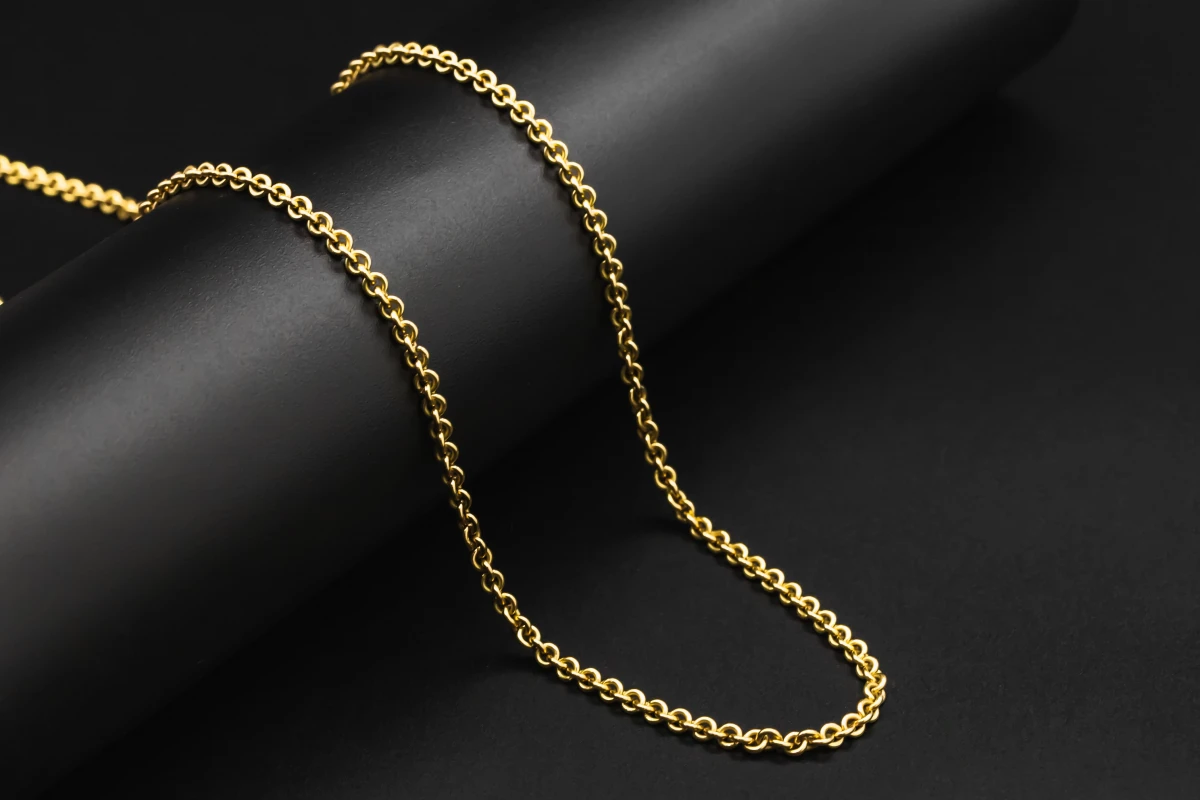 18ct Yellow Gold Round Anchor Chain 20" 19.2g