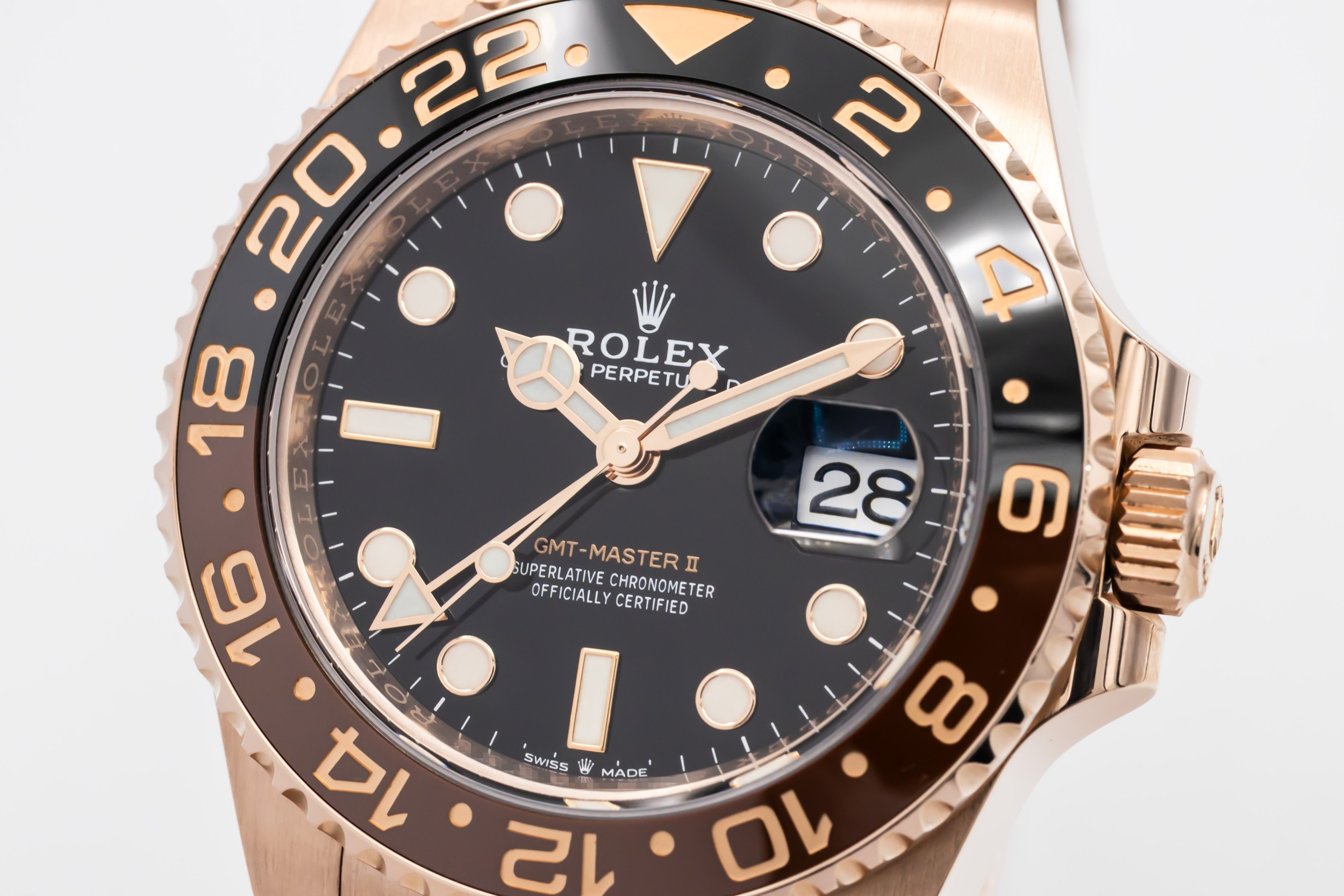 Rolex GMT-Master II 40mm 'Rootbeer' 18ct Rose Gold Oyster 126715CHNR 2022