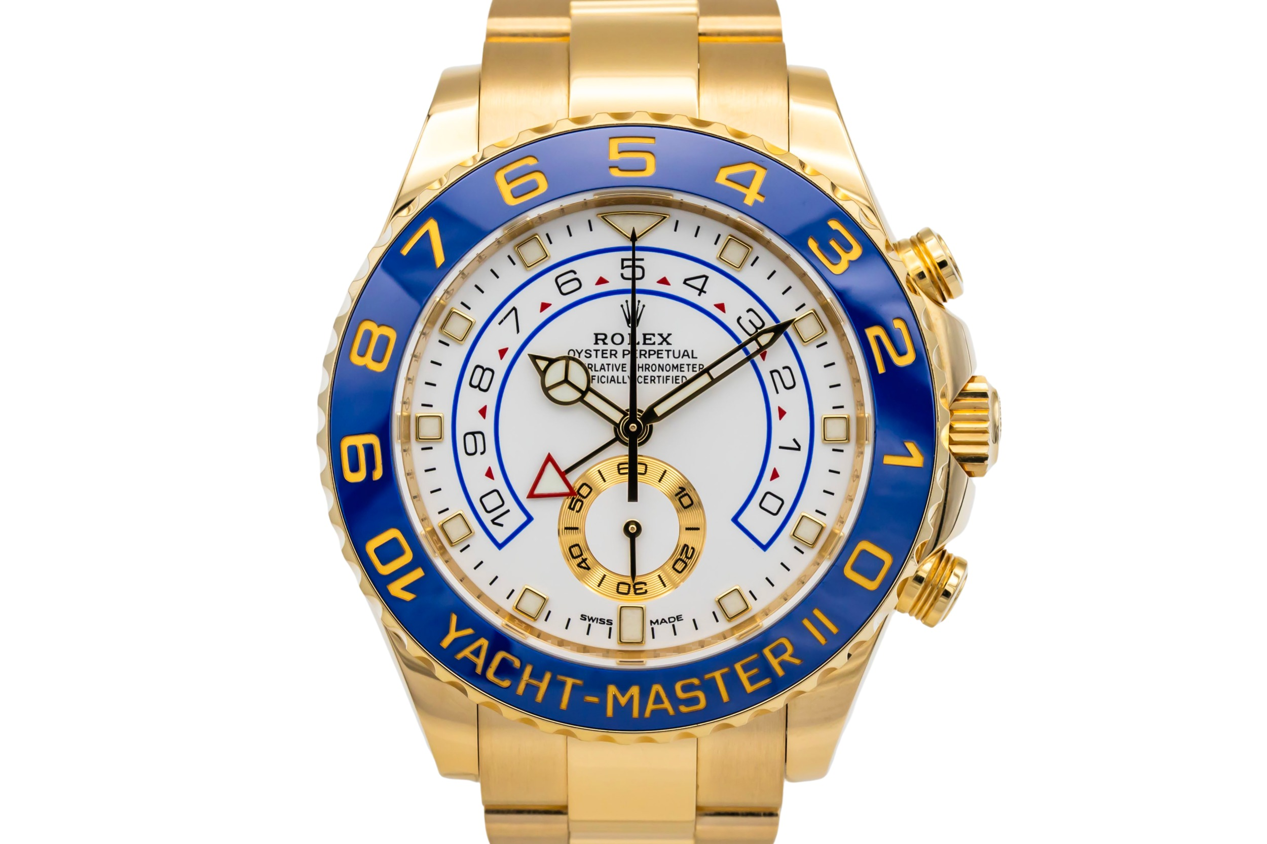 Rolex Yacht-Master II 44mm 18ct Yellow Gold Oyster 116688 2019