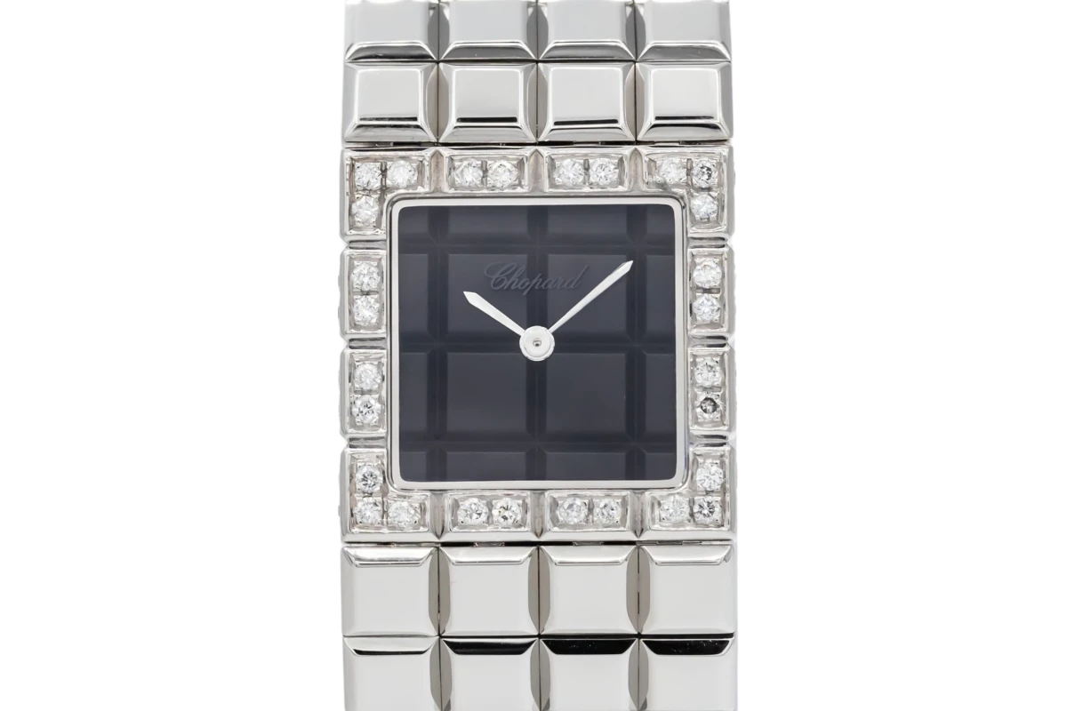 Chopard Ladies ICE Cube 22mm Stainless Steel 11 8898 Circa 2006