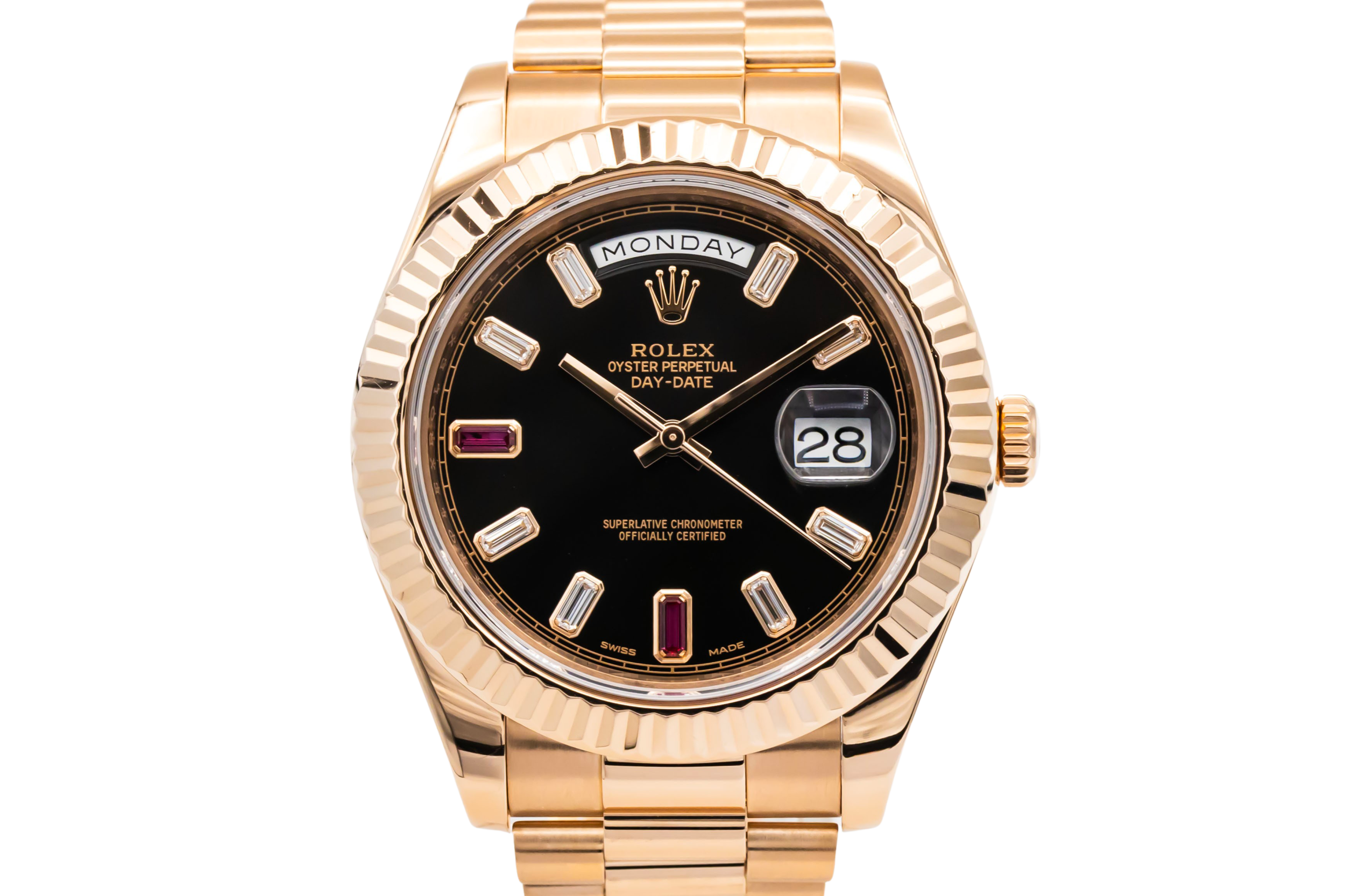 Rolex Day-Date II 41mm 18ct Rose Gold Presidential 218235 2013