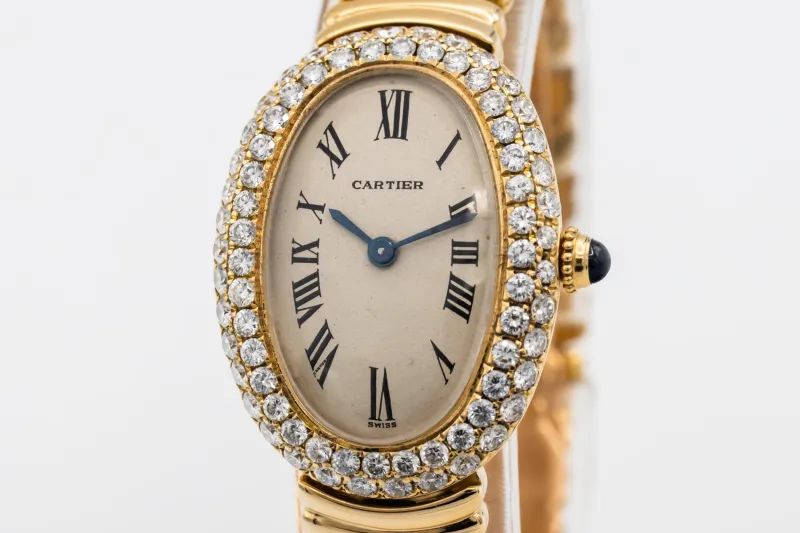 Cartier Baignoire 23mm 18ct Yellow Gold WB5096D8 Circa 2000s
