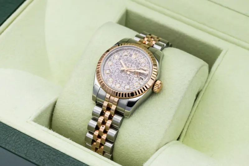 Rolex DateJust 26mm Steel & 18ct Rose Gold Jubilee 179171 2013
