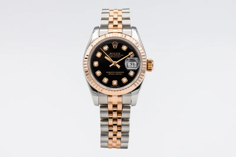 Rolex Lady DateJust 26mm Steel & 18ct Rose Gold Jubilee 179171 2006