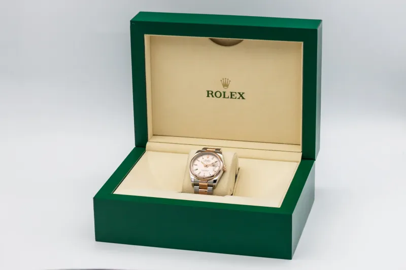 Rolex DateJust 36mm Steel & 18ct Rose Gold Oyster 116201 2015