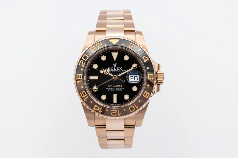 Rolex GMT-Master II 40mm 'Root Beer' 18ct Rose Gold Oyster 126715CHNR 2018