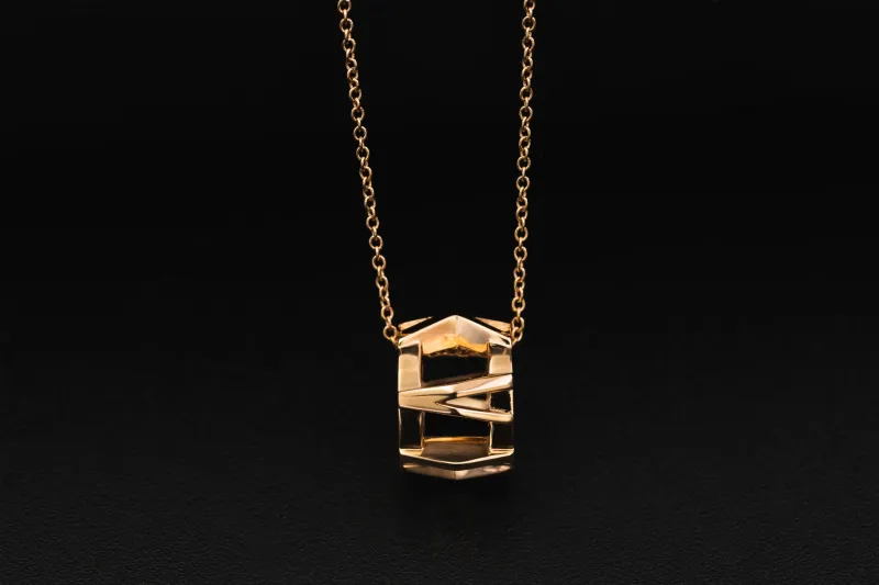 Tiffany & Co. Atlas® Open Necklace 18ct Rose Gold 18" 6.6g