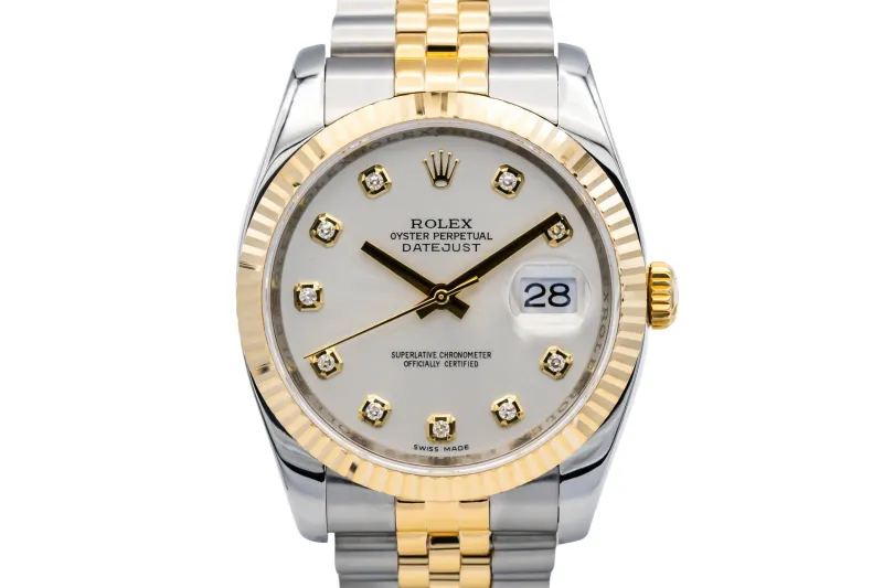 Rolex DateJust 36mm Steel & 18ct Yellow Gold Jubilee 116233 2008
