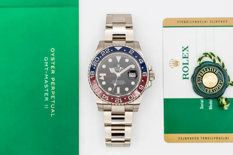 Rolex GMT-Master II 40mm 'Pepsi' White Gold 116719BLRO 2016