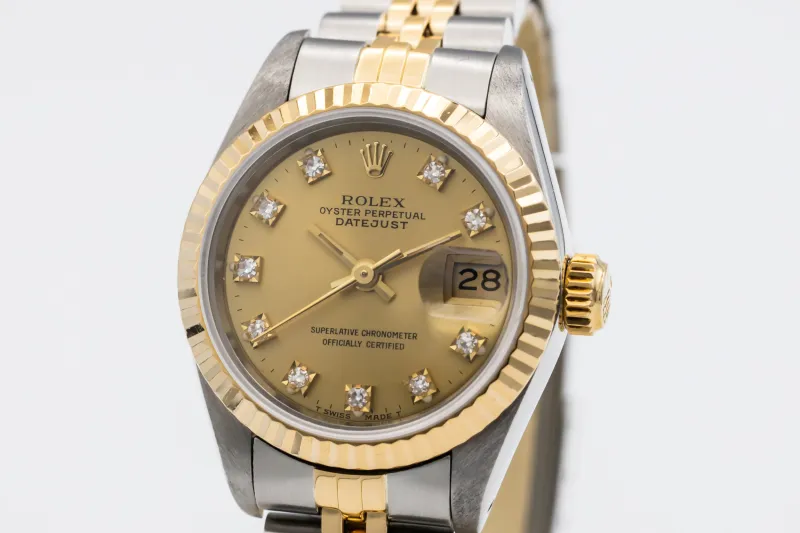 Rolex DateJust 26mm Steel & 18ct Yellow Gold Jubilee 69173 1990
