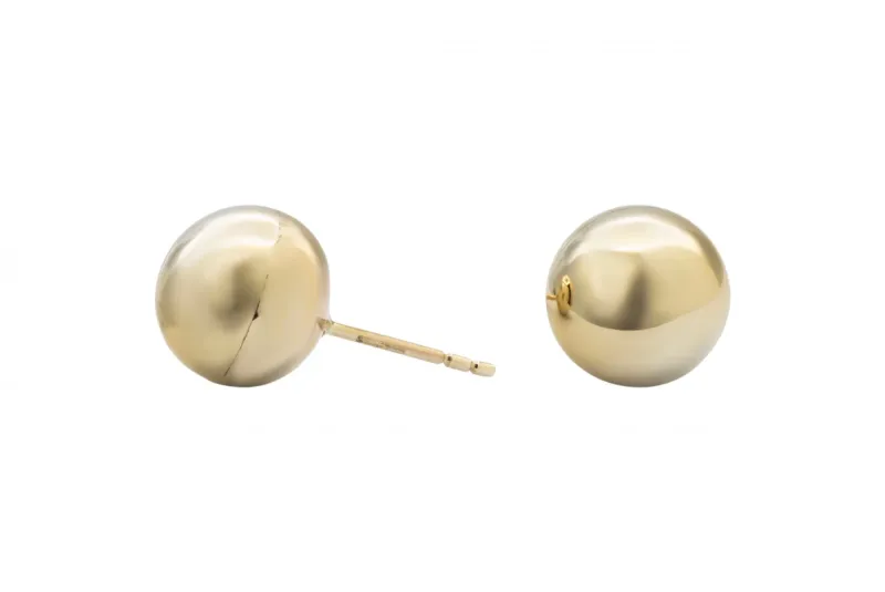 9ct Yellow Gold Ball Stud Earrings 2.3g