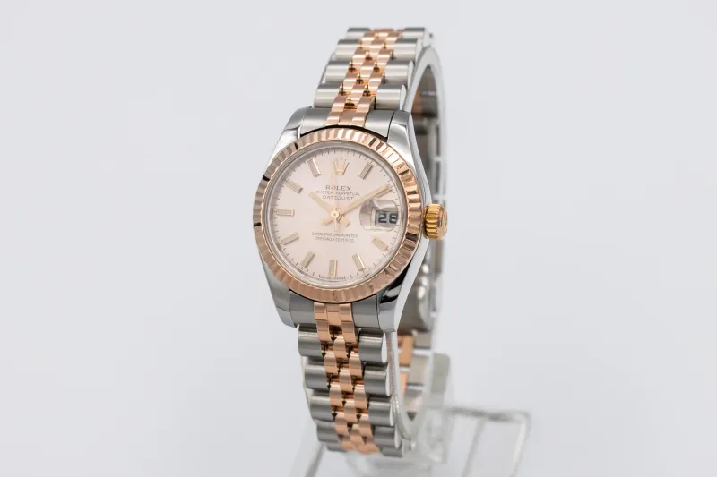 Rolex Lady DateJust 26mm Steel & 18ct Rose Gold Jubilee 179171 2006